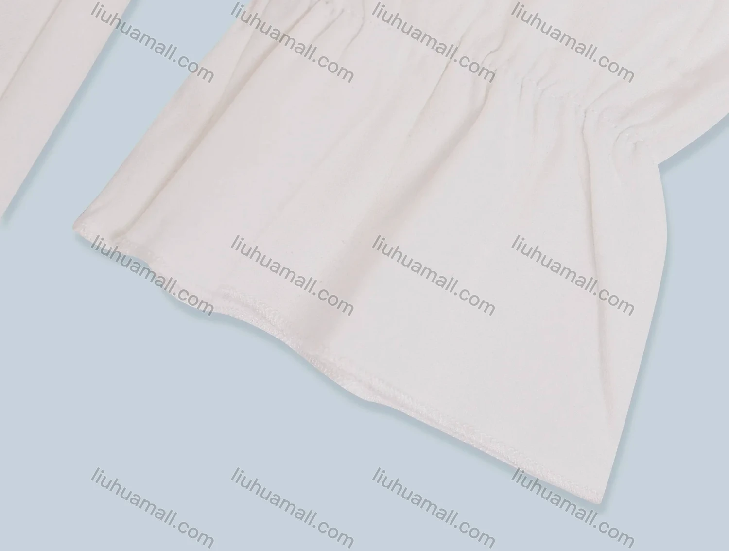 Wholesale Women's Casual V Neck Poet Sleeve Layered Hem Ruffle Trim Ruched Short Dress 5794# - Liuhuamall