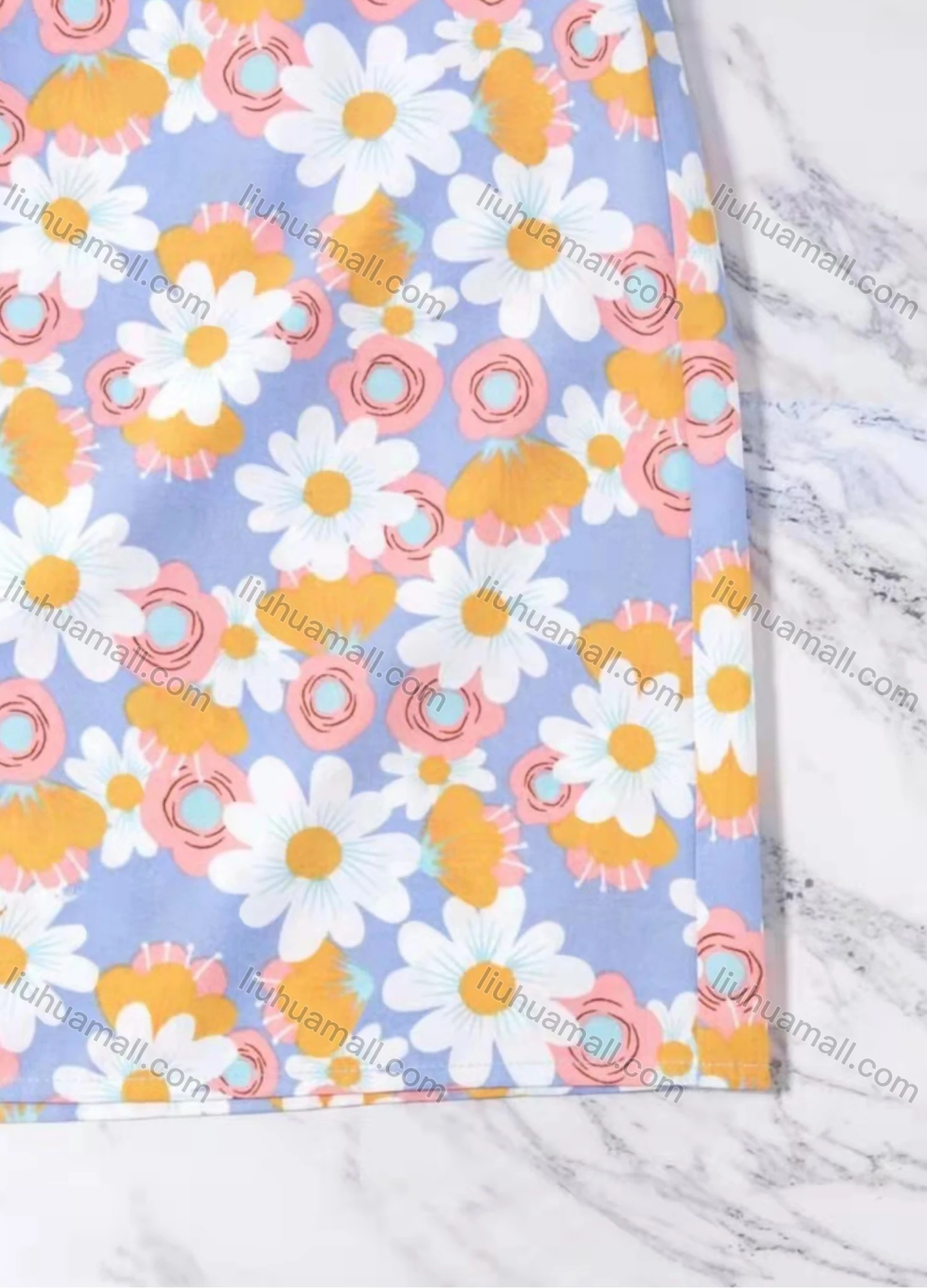 Wholesale Women's Cute Floral Print Short Skirt AY248# - Liuhuamall