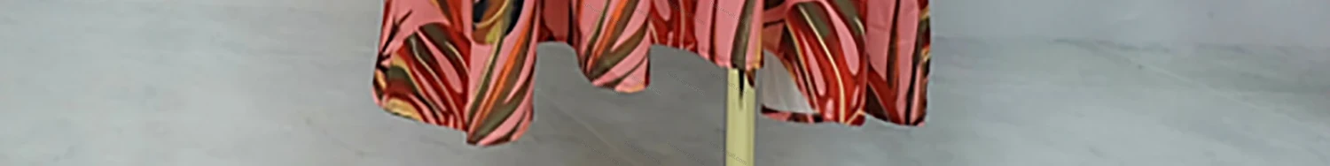 Wholesale Women's Elegant Mock Neck Bishop Sleeve Allover Floral Print Baroque Maxi Dress With Belt - Liuhuamall