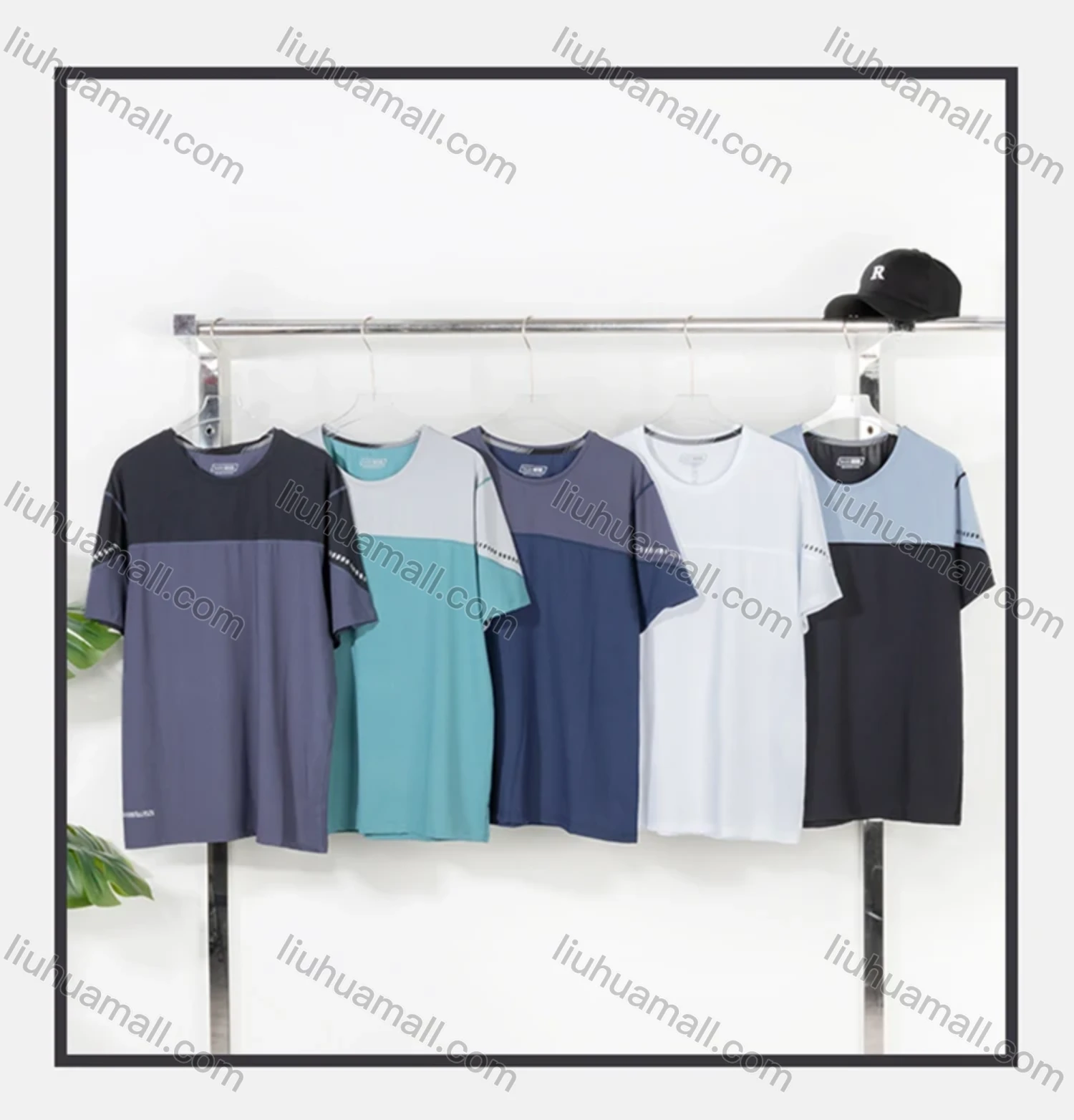Wholesale Men's Athletic Short Sleeve Running Tank Tops - Liuhuamall