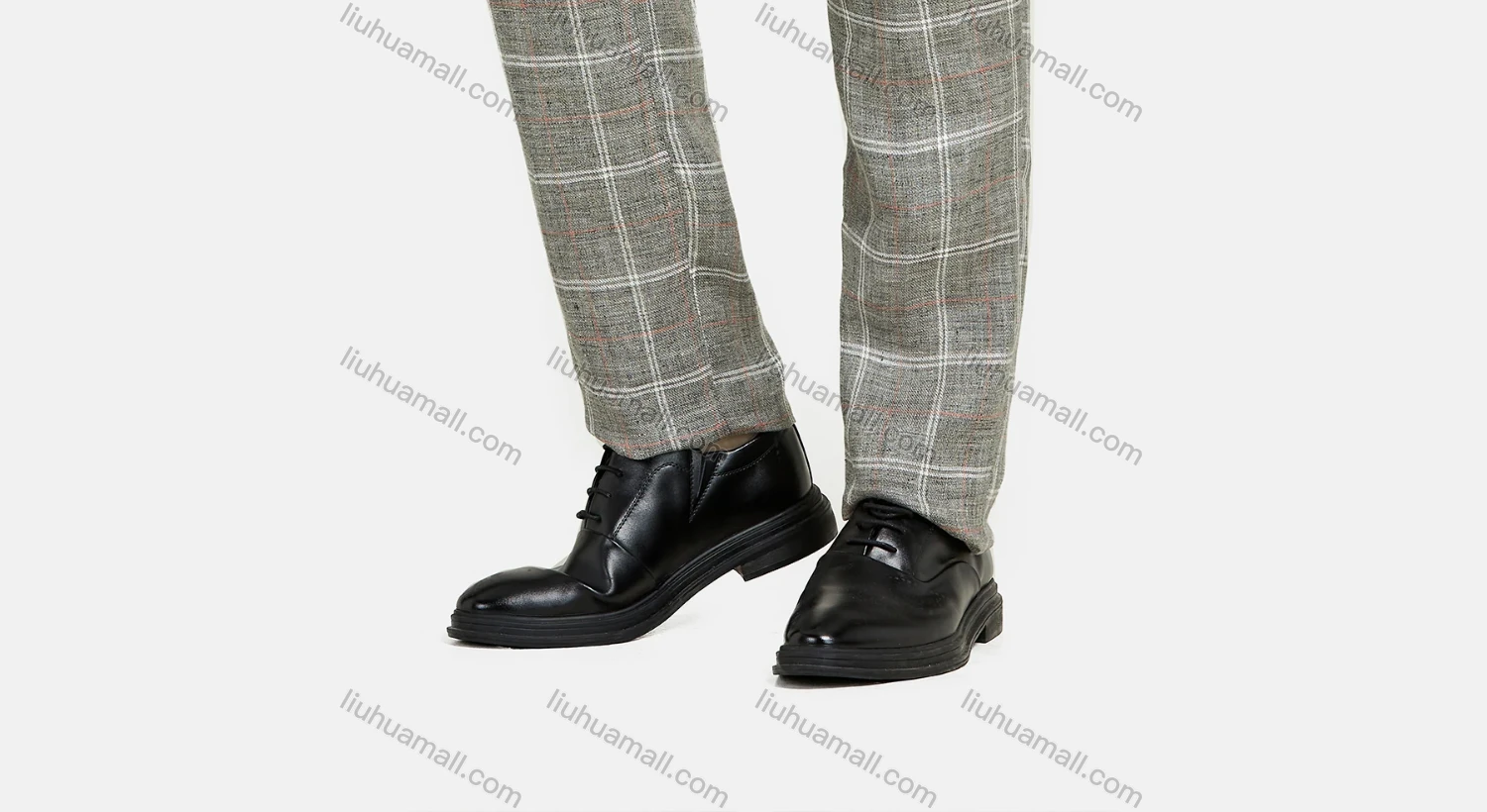 Wholesale Men's Fashion Lapel Plaid Print Single Breasted Pockets Blazer & Pants 2 Piece Suit Sets - Liuhuamall