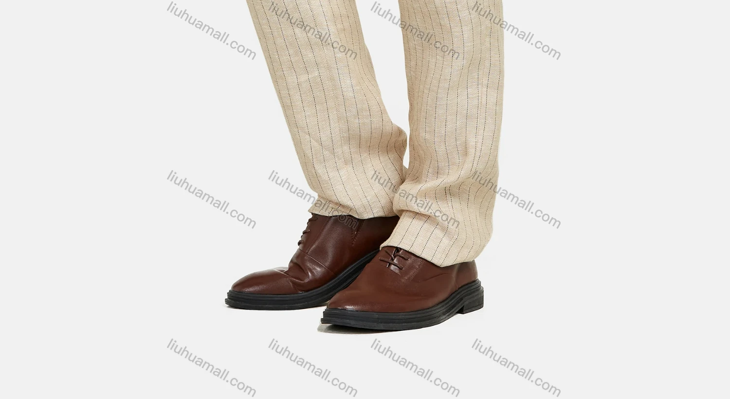 Wholesale Men's Fashion Pockets Lapel Striped Single Breasted Blazer & Pants 2 Piece Suit Sets - Liuhuamall