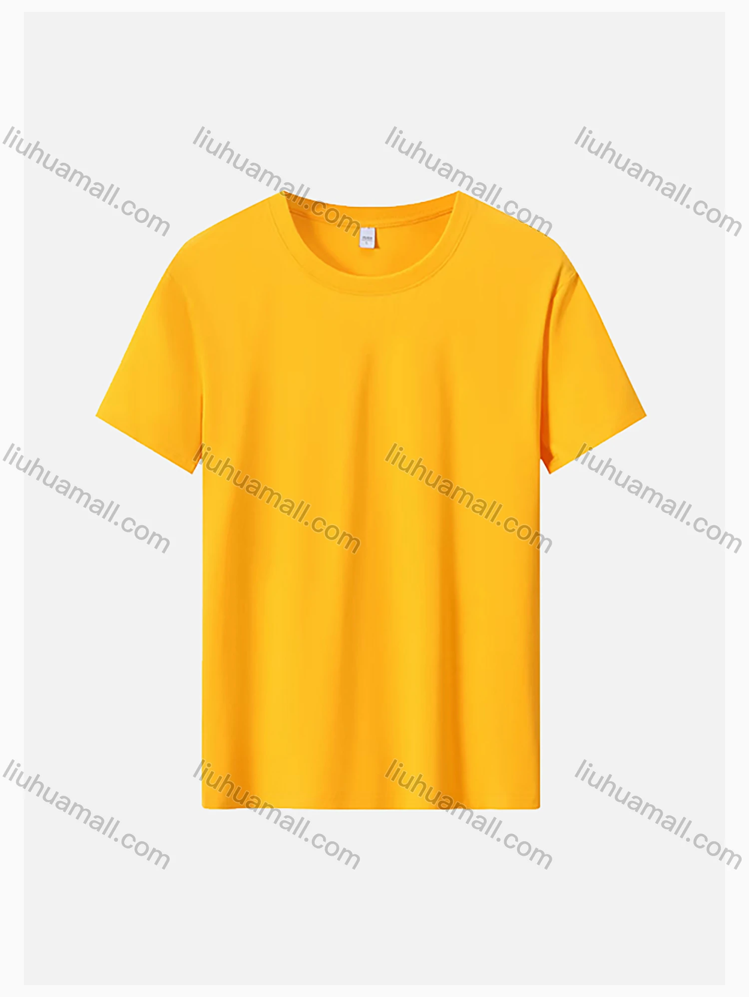 Wholesale Men's Lycra Cotton Basic Round Neck Plain T-shirt 819# - Liuhuamall