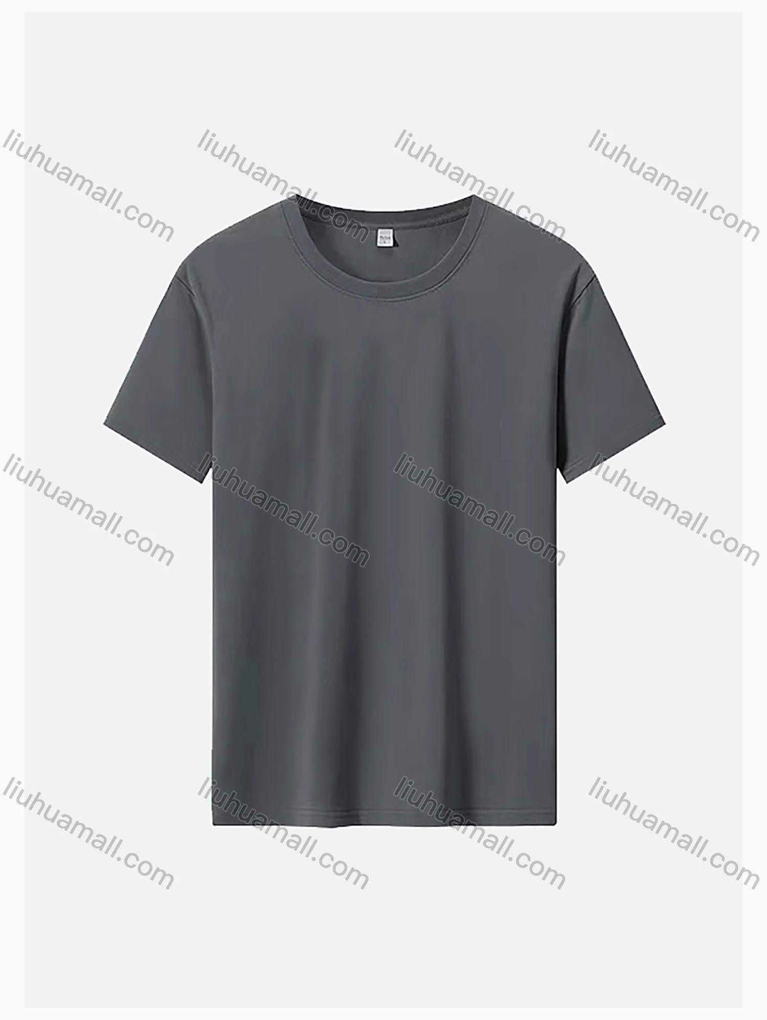 Wholesale Men's Lycra Cotton Basic Round Neck Plain T-shirt 819# - Liuhuamall