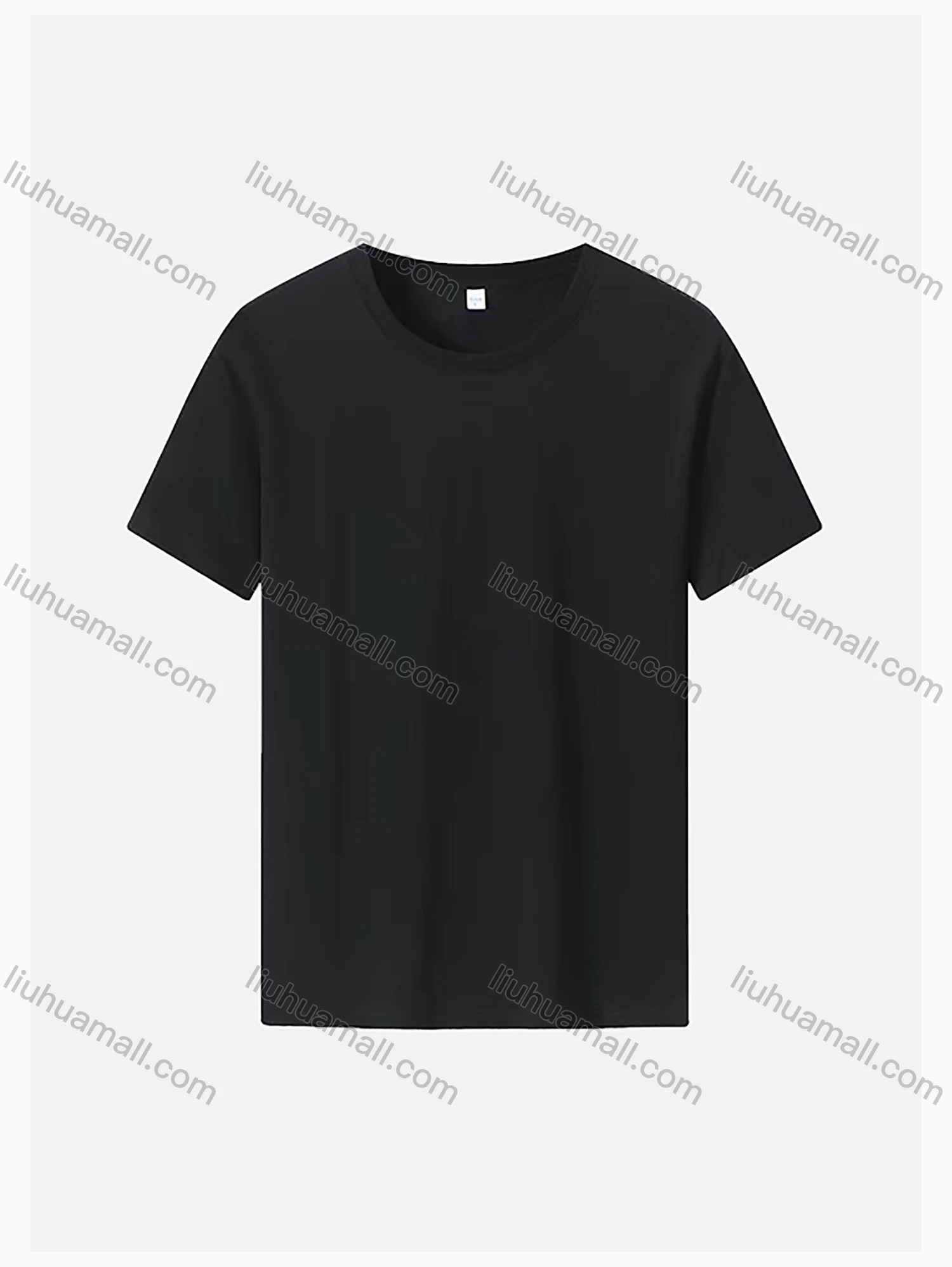 Wholesale Men's Lycra Cotton Basic Round Neck Plain T-shirt 819# - Liuhuamall