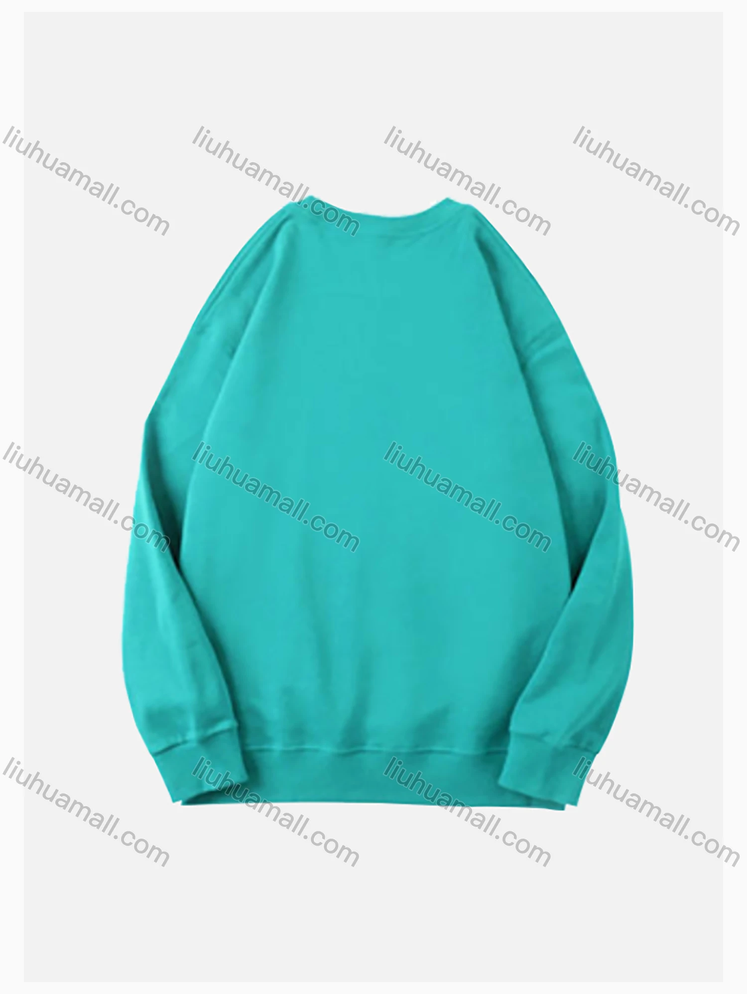 Wholesale Men's Basic Round Neck Long Sleeve Plain 300g Pullover Sweatshirts 710# - Liuhuamall