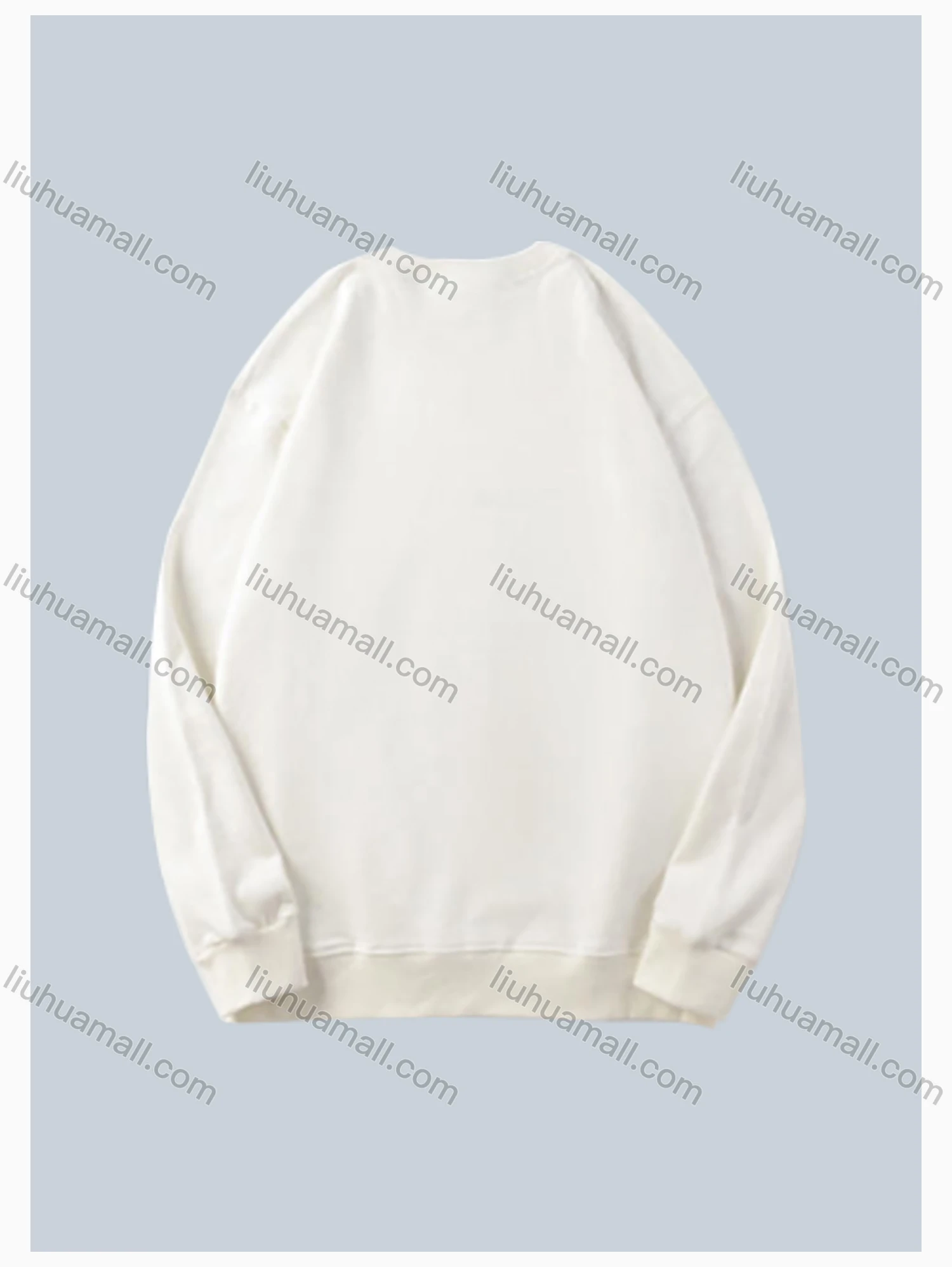 Wholesale Men's Basic Round Neck Long Sleeve Plain 300g Pullover Sweatshirts 710# - Liuhuamall
