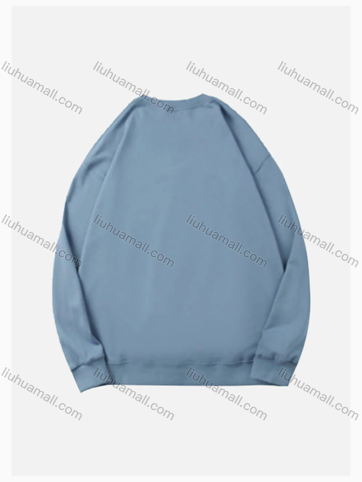 Wholesale Men's Basic Round Neck Long Sleeve Plain 300g Pullover Sweatshirts 710# - Liuhuamall