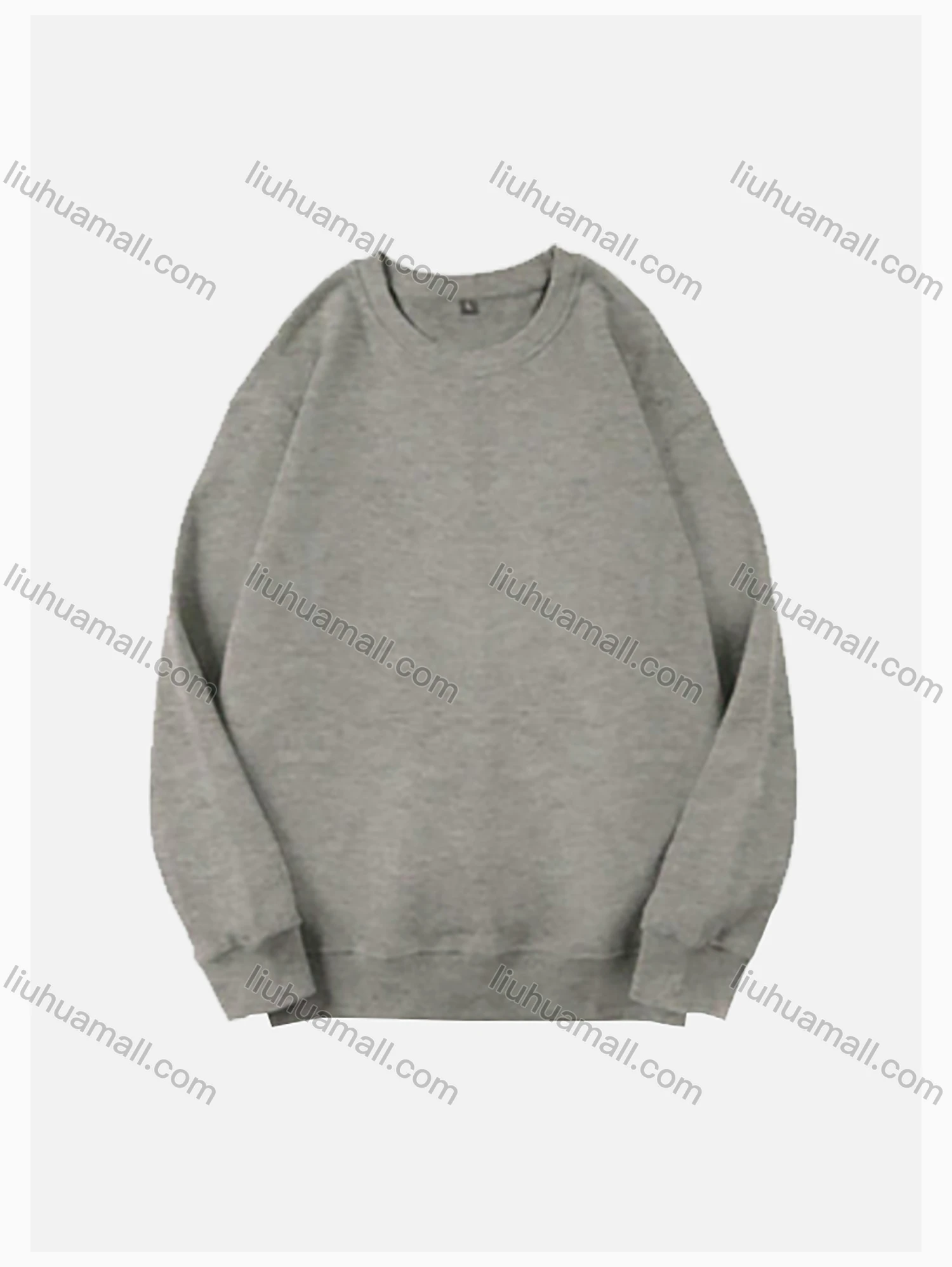 Wholesale Men's Basic Round Neck Long Sleeve Plain 300g Pullover Sweatshirts 710# - Liuhuamall
