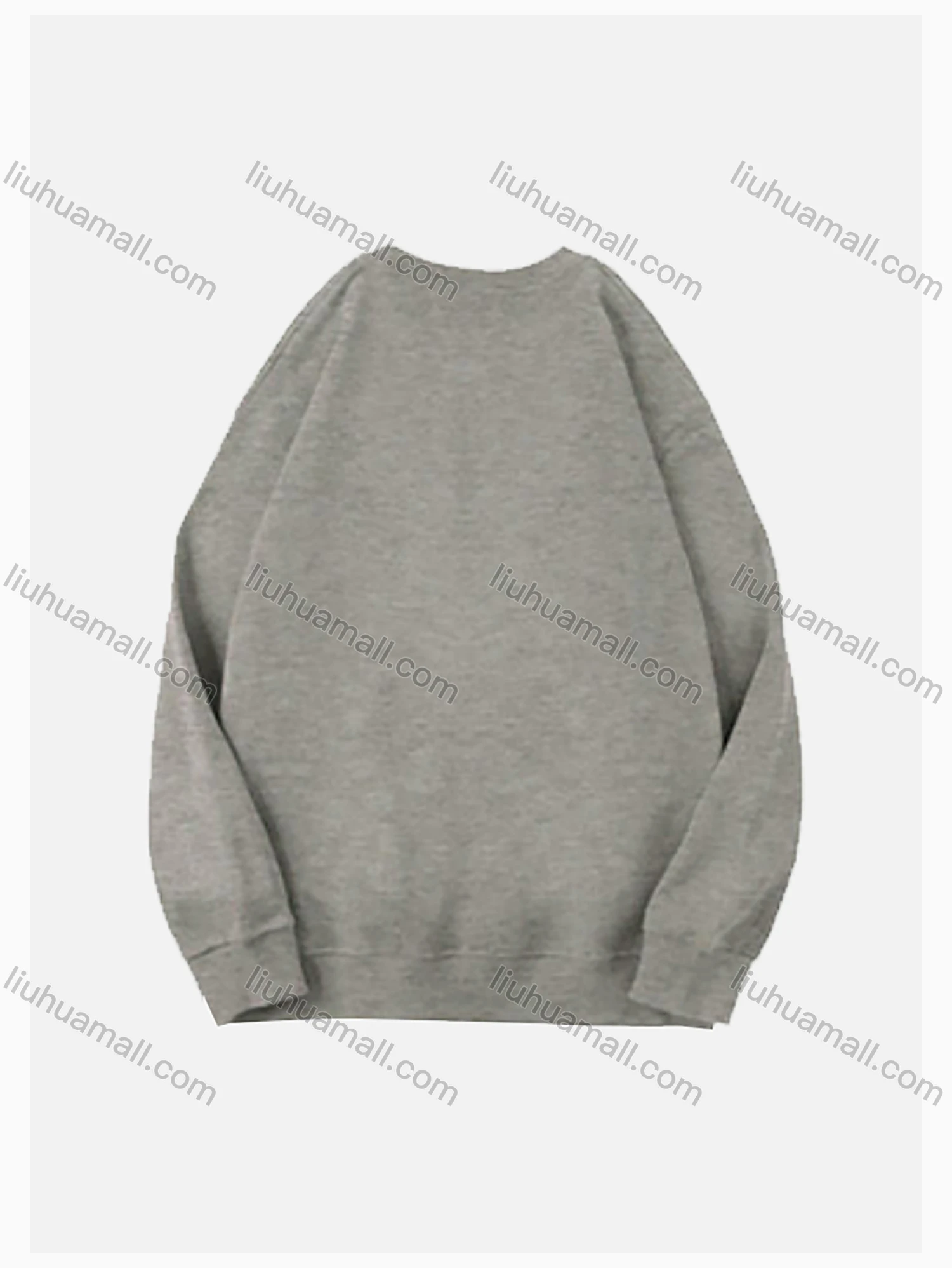 Wholesale Men's Basic Round Neck Long Sleeve Plain 300g Pullover Sweatshirts 710# - Liuhuamall