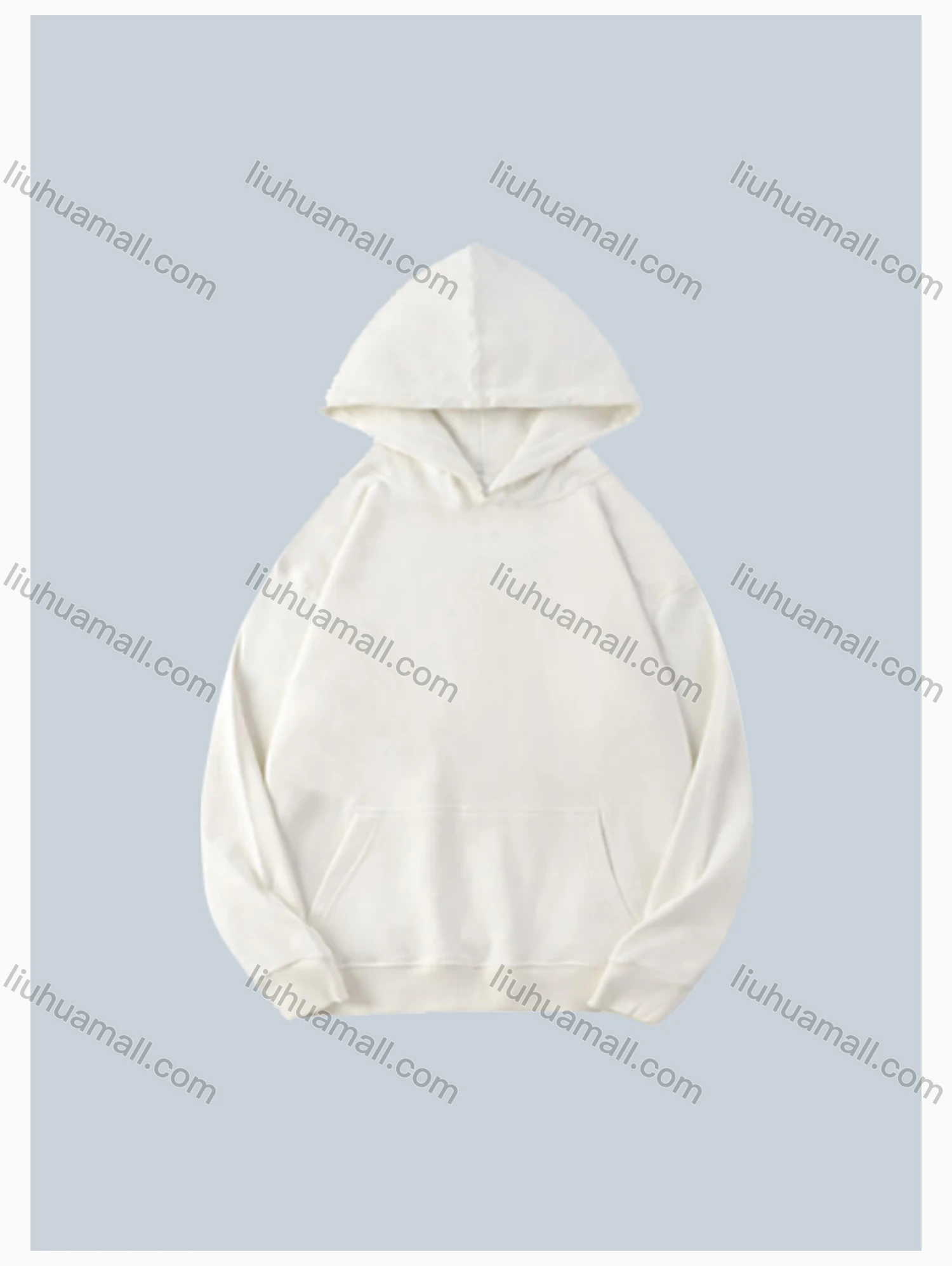 Wholesale Men's Basic 300g Plain Pullover Hooded Sweatshirts With Kanga Pocket 711# - Liuhuamall
