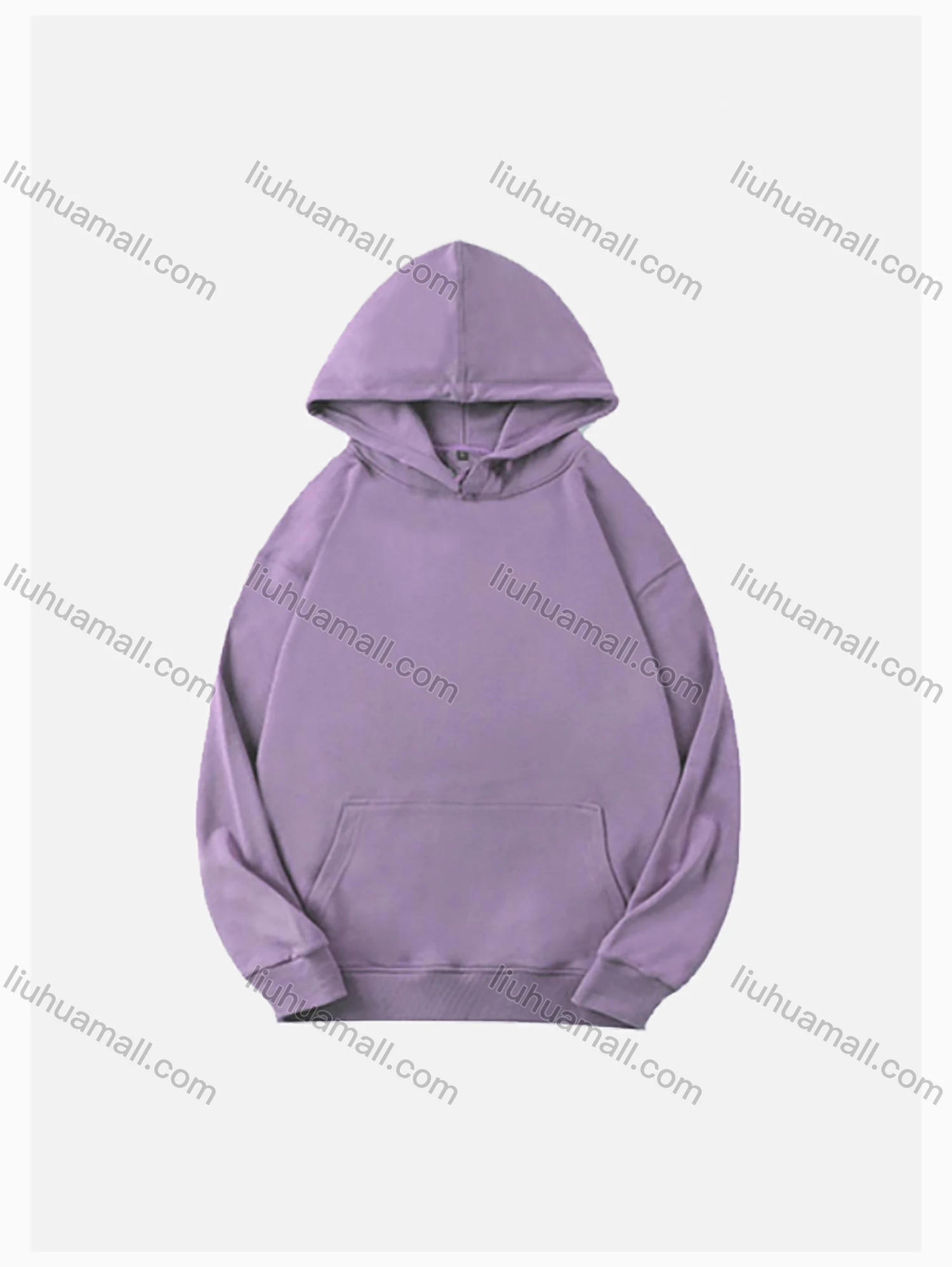 Wholesale Men's Basic 300g Plain Pullover Hooded Sweatshirts With Kanga Pocket 711# - Liuhuamall