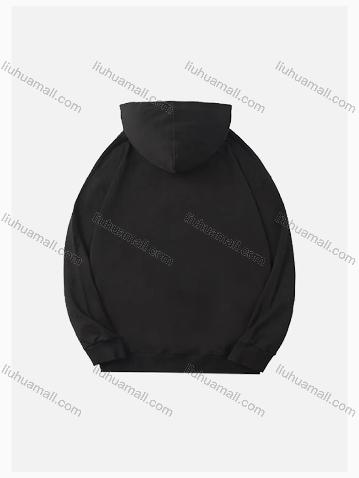 Wholesale Men's Basic 300g Plain Pullover Hooded Sweatshirts With Kanga Pocket 711# - Liuhuamall