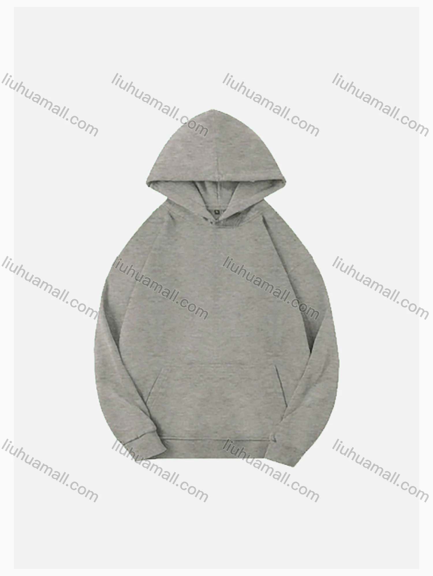 Wholesale Men's Basic 300g Plain Pullover Hooded Sweatshirts With Kanga Pocket 711# - Liuhuamall