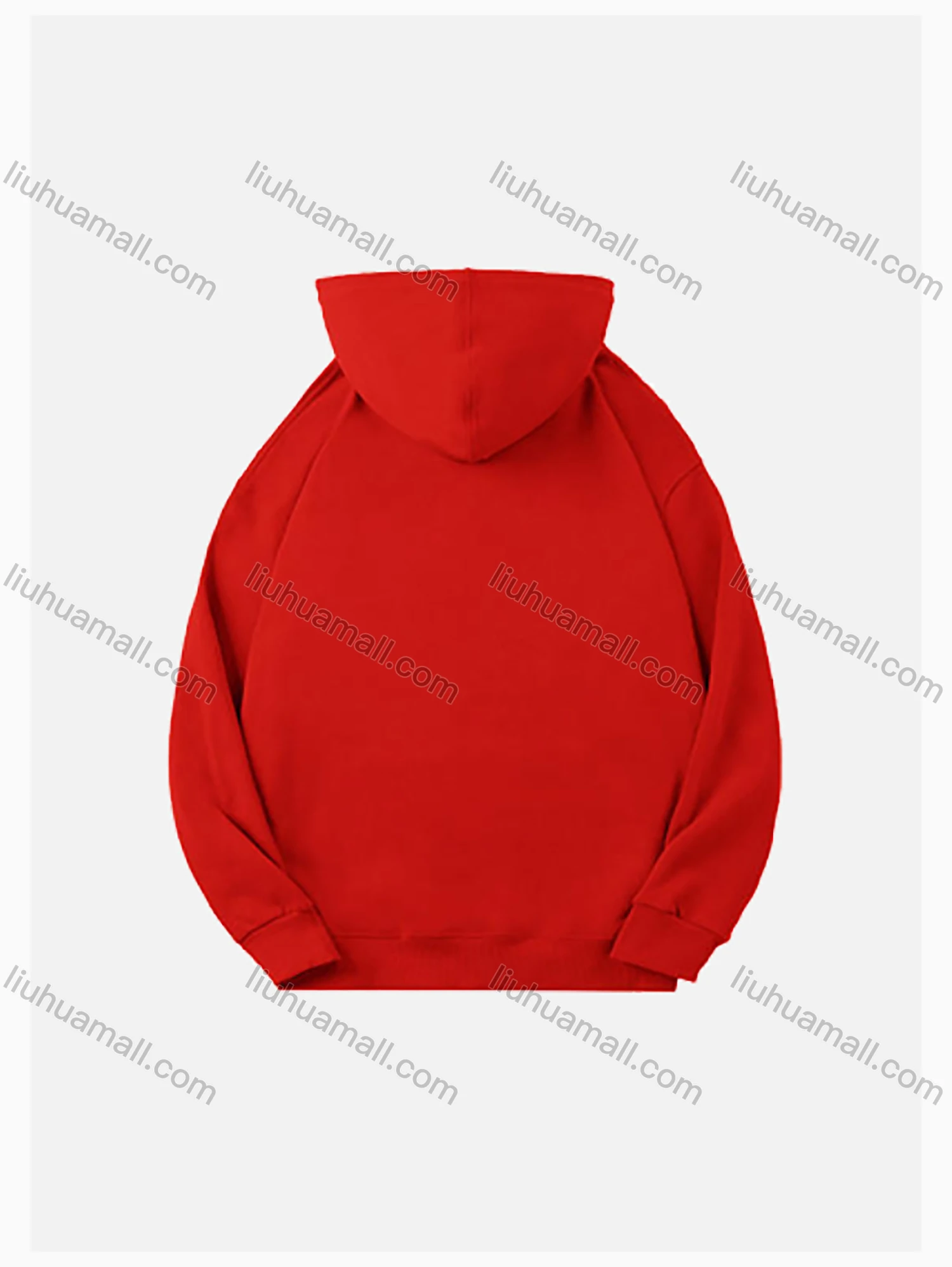 Wholesale Men's Basic 300g Plain Pullover Hooded Sweatshirts With Kanga Pocket 711# - Liuhuamall