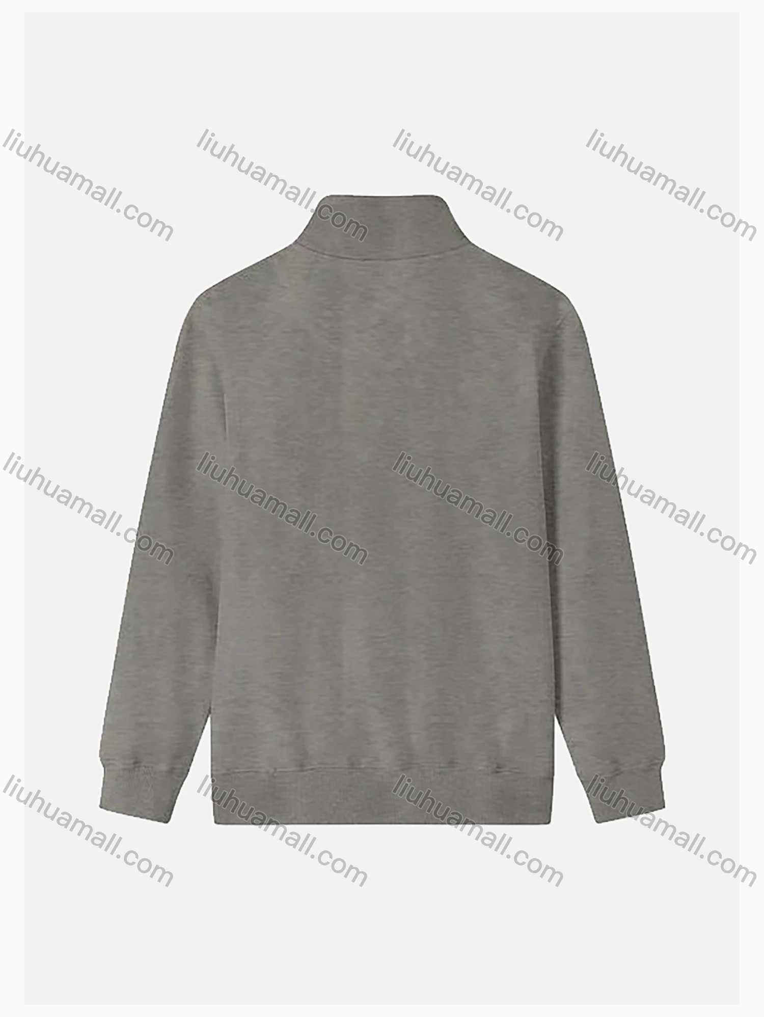 Wholesale Men's Casual Long Sleeve Full-Zip 300g Plain Jacket 712# - Liuhuamall