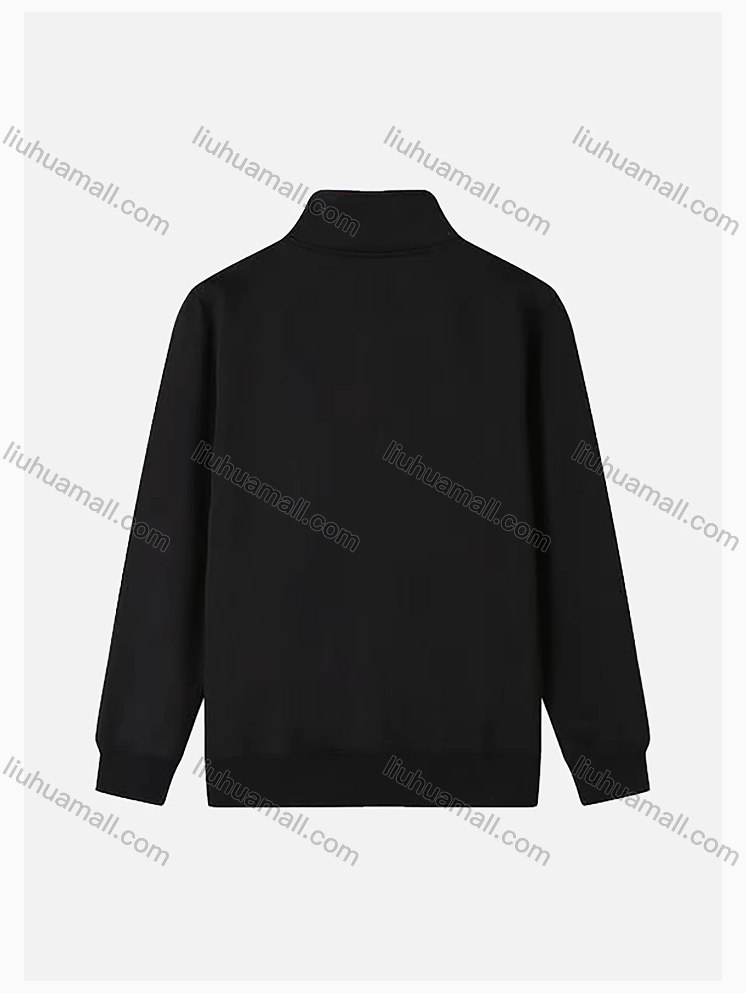 Wholesale Men's Casual Long Sleeve Full-Zip 300g Plain Jacket 712# - Liuhuamall
