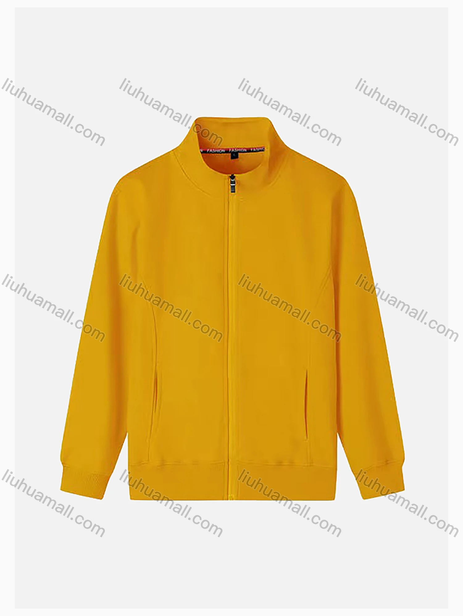Wholesale Men's Casual Long Sleeve Full-Zip 300g Plain Jacket 712# - Liuhuamall