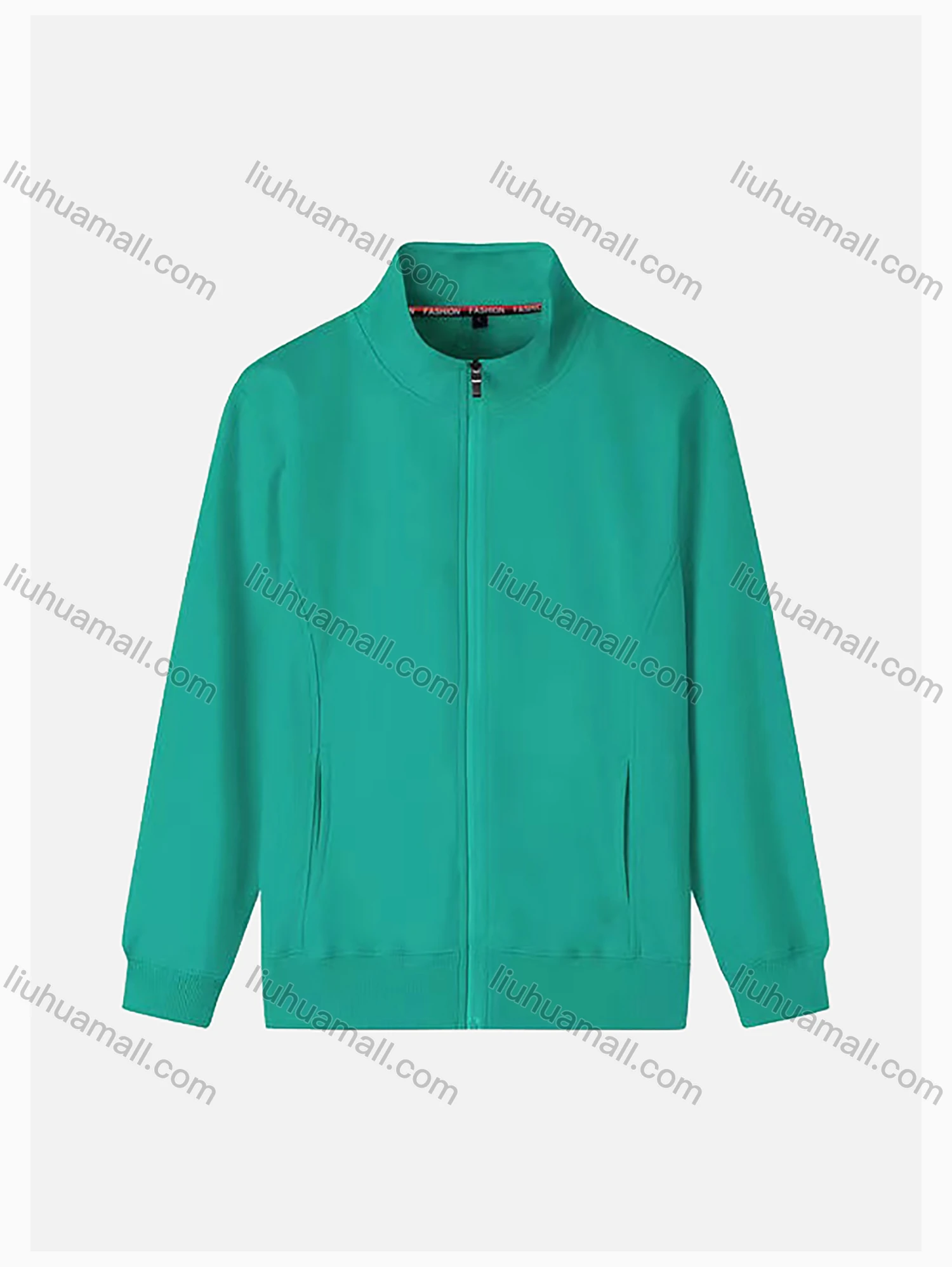 Wholesale Men's Casual Long Sleeve Full-Zip 300g Plain Jacket 712# - Liuhuamall