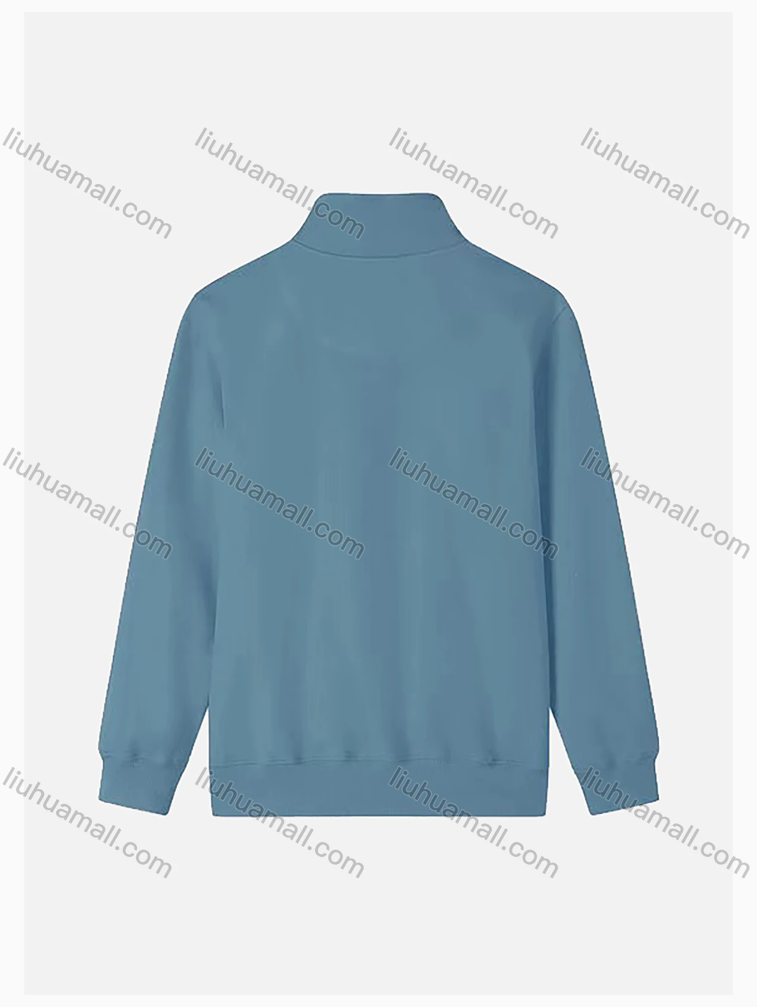 Wholesale Men's Casual Long Sleeve Full-Zip 300g Plain Jacket 712# - Liuhuamall