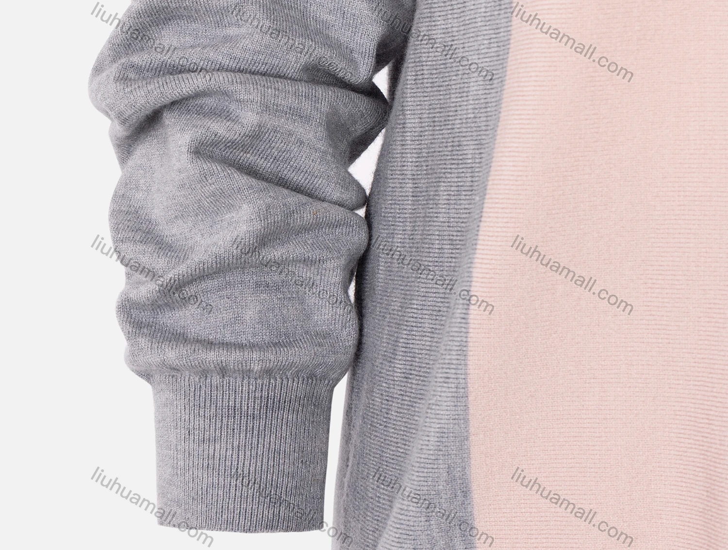 Wholesale Women's Round Neck Colorblock Sweater&Dual Pockets Pant 2 Pieces Set 2289C-9642# - Liuhuamall