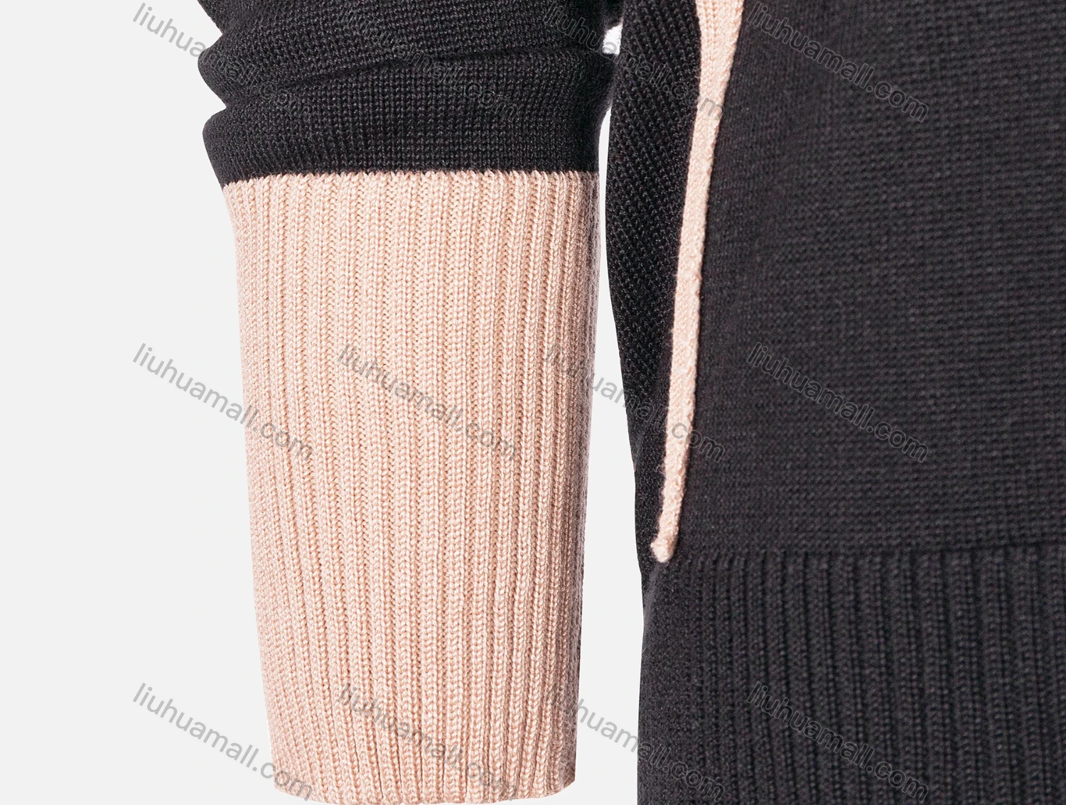 Wholesale Women's Round Neck Sweater&Drawstring Dual Pockets Pant 2 Pieces Set 2289C-9642# - Liuhuamall