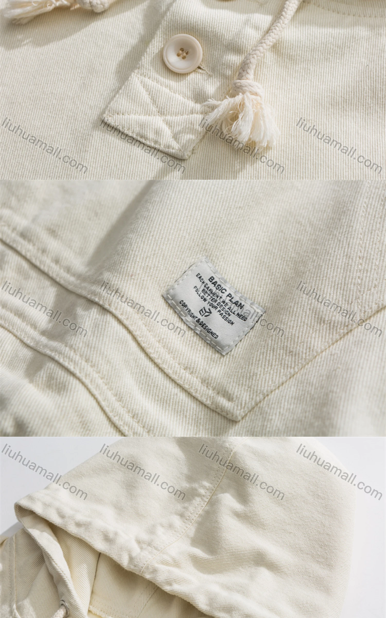 Wholesale Men's Loose Fit Plain Drawstring Pullover Hoodie - Liuhuamall
