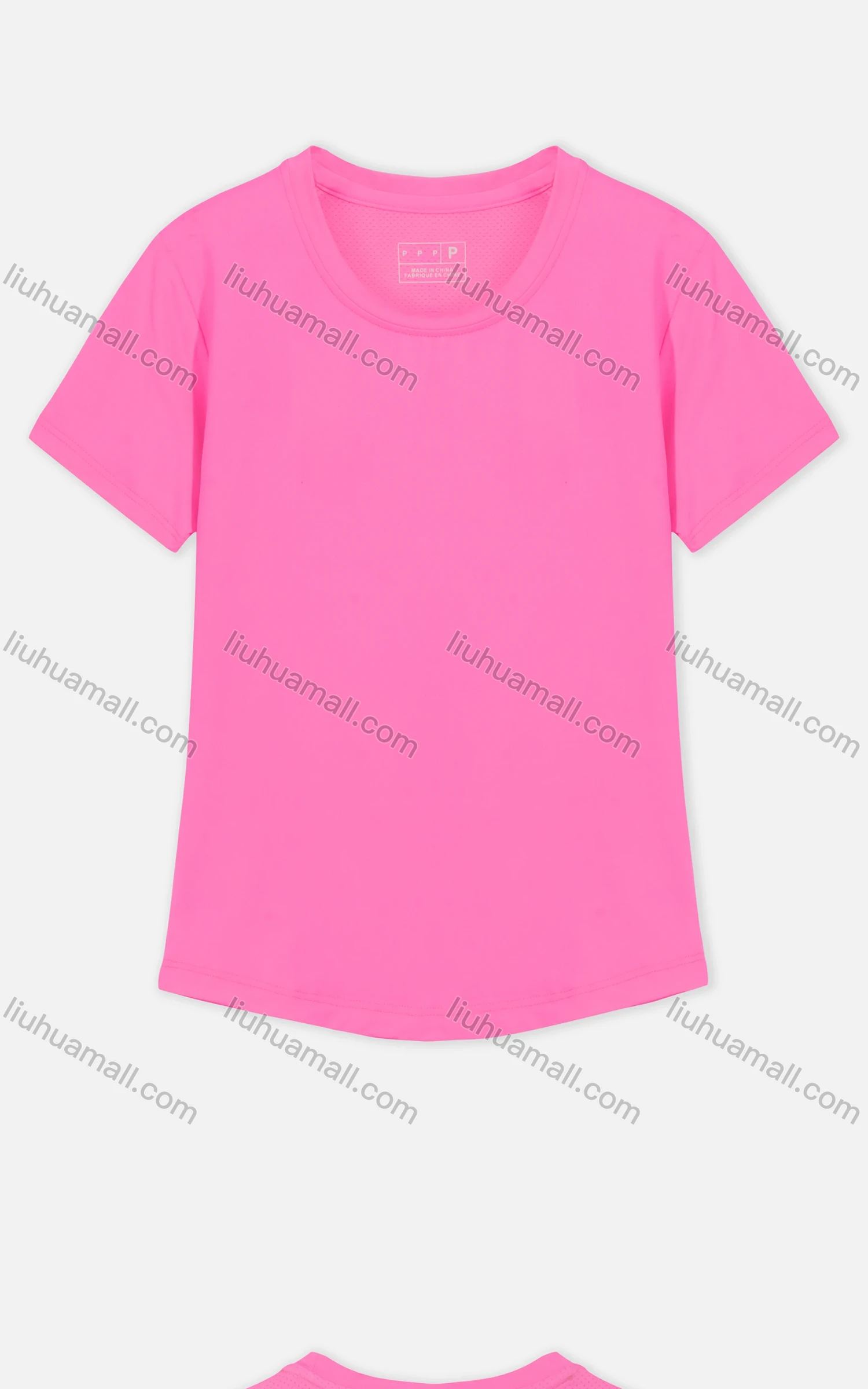 Wholesale Women's Round Neck Short Sleeve Quick Dry Breathable Training Active Tee - Liuhuamall