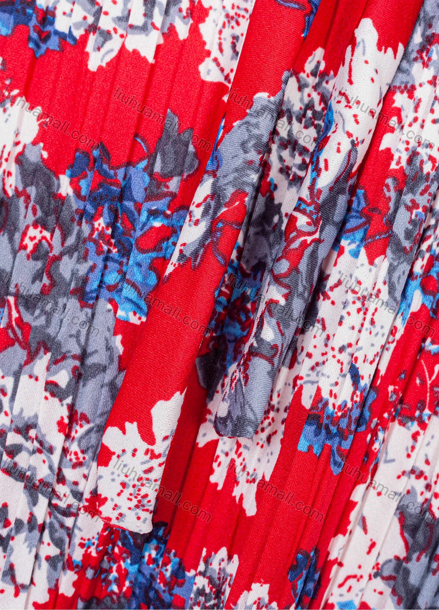 Wholesale Women's Halter Sleeveless Rhinestone Floral Print Vacation Pullover Maxi Dress - Liuhuamall