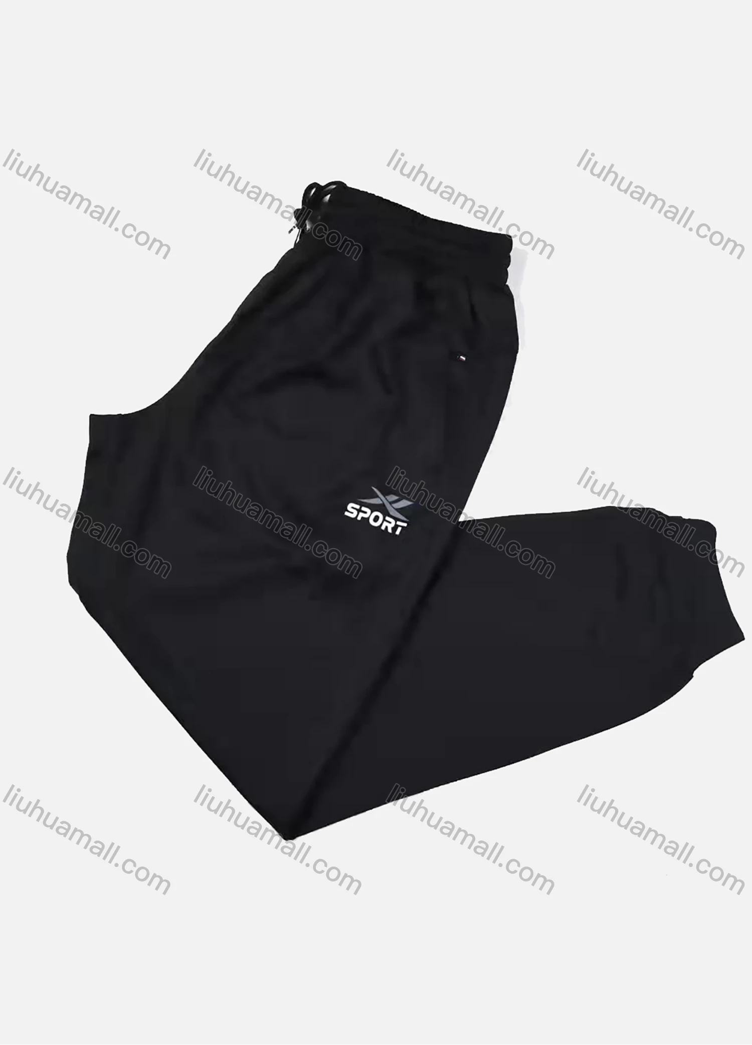 Wholesale Women's Sporty Zipper Pockets Drawstring Plain Sweatpant - Liuhuamall