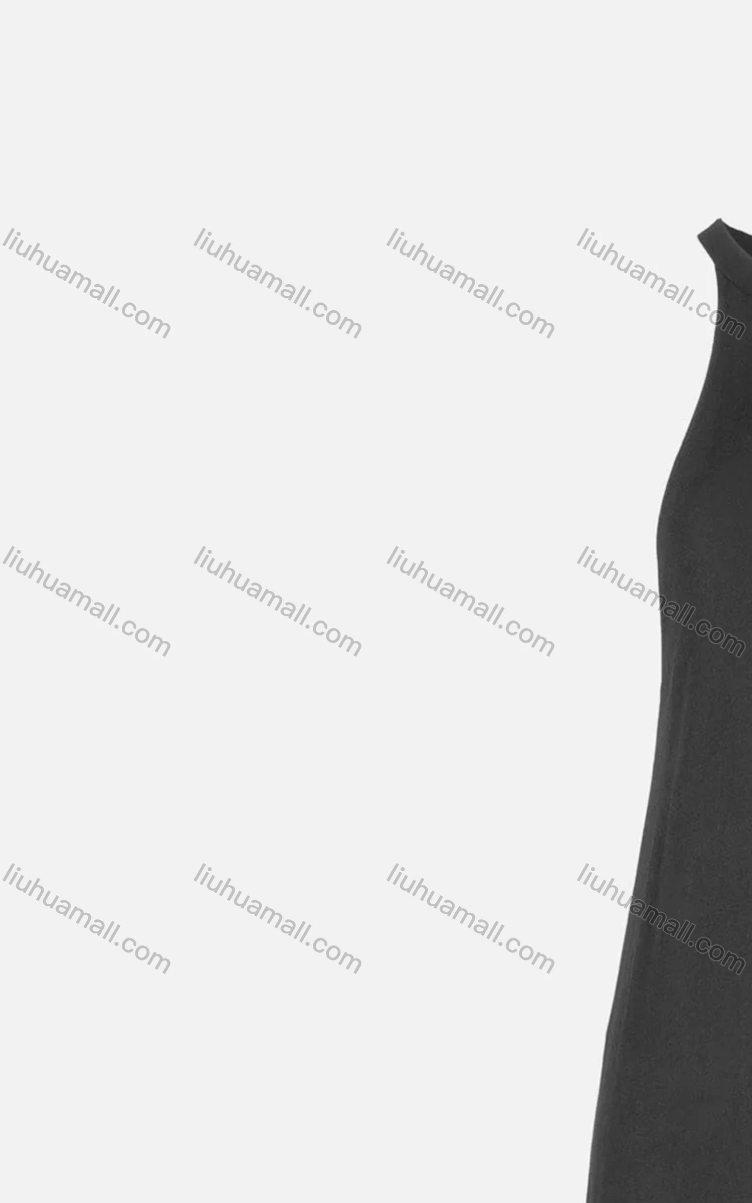 Wholesale Women's Casual Button Front Round Neck Plain Tank Maxi Dress - Liuhuamall