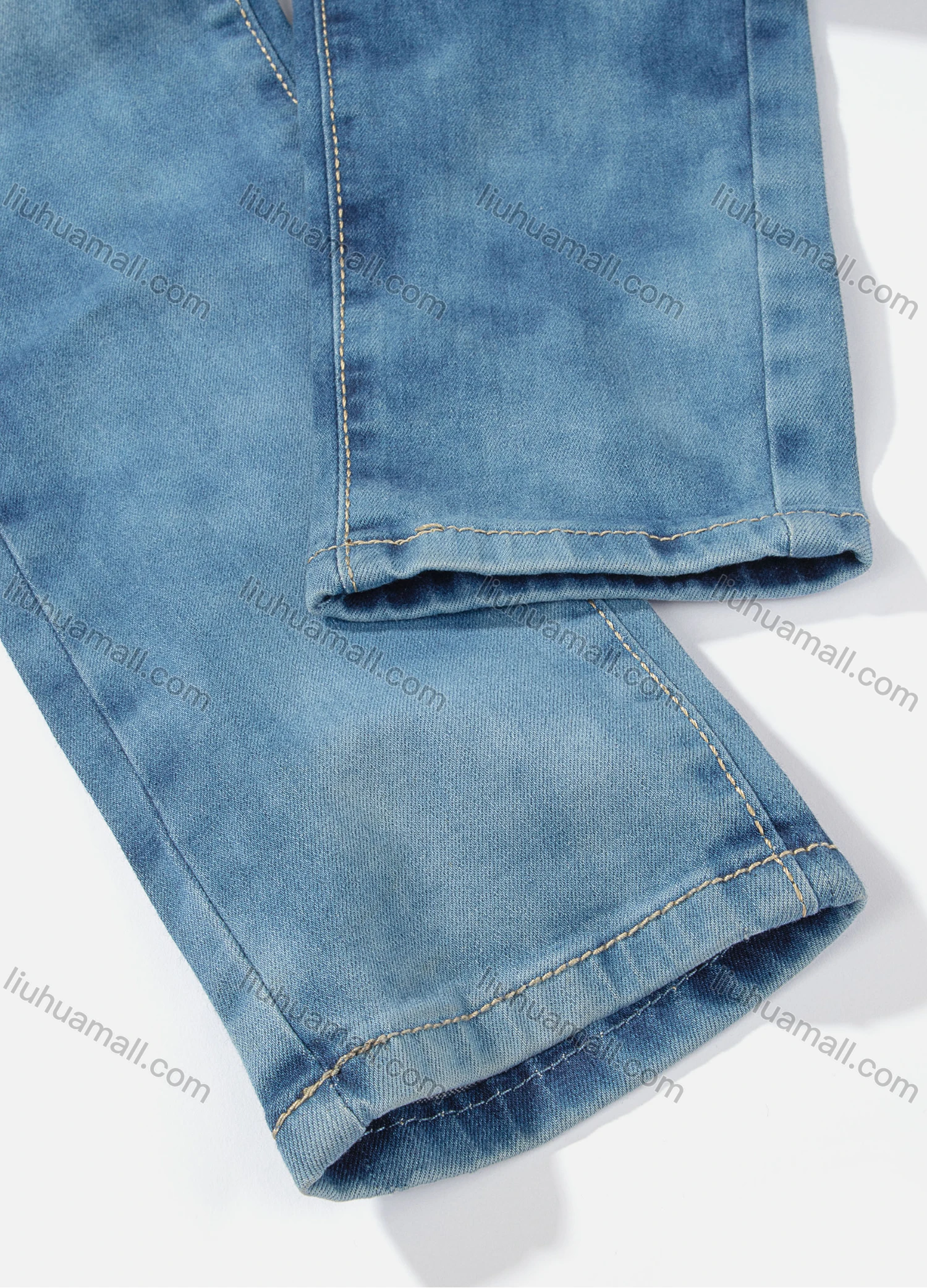 Wholesale Women's Casual Skinny Embroidered Five Pockets Plain Long Jean - Liuhuamall