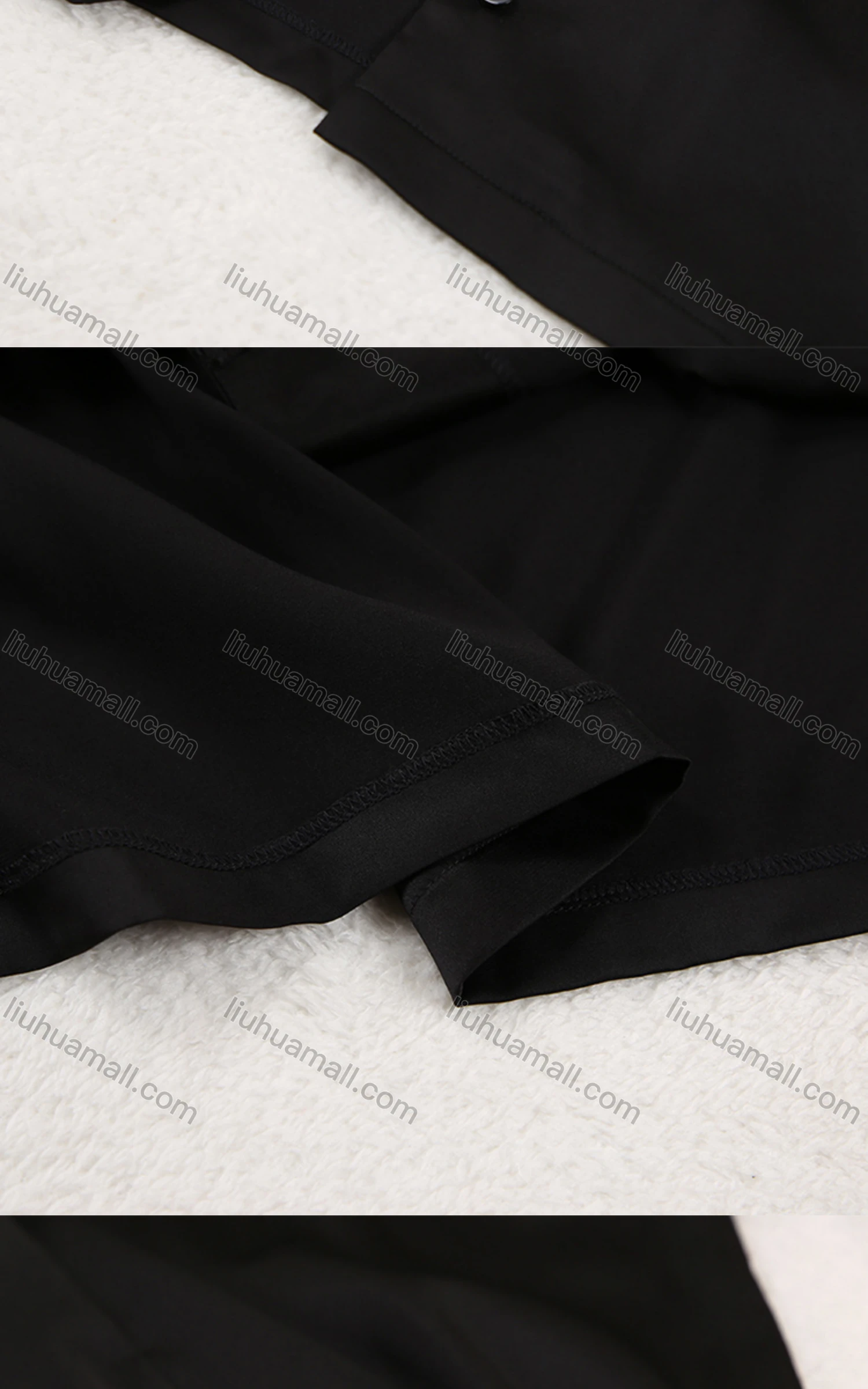 Wholesale Women's Casual Satin Lapel Long Sleeve Button Down Tops&Pants 2 Piece Pajama Sets - Liuhuamall