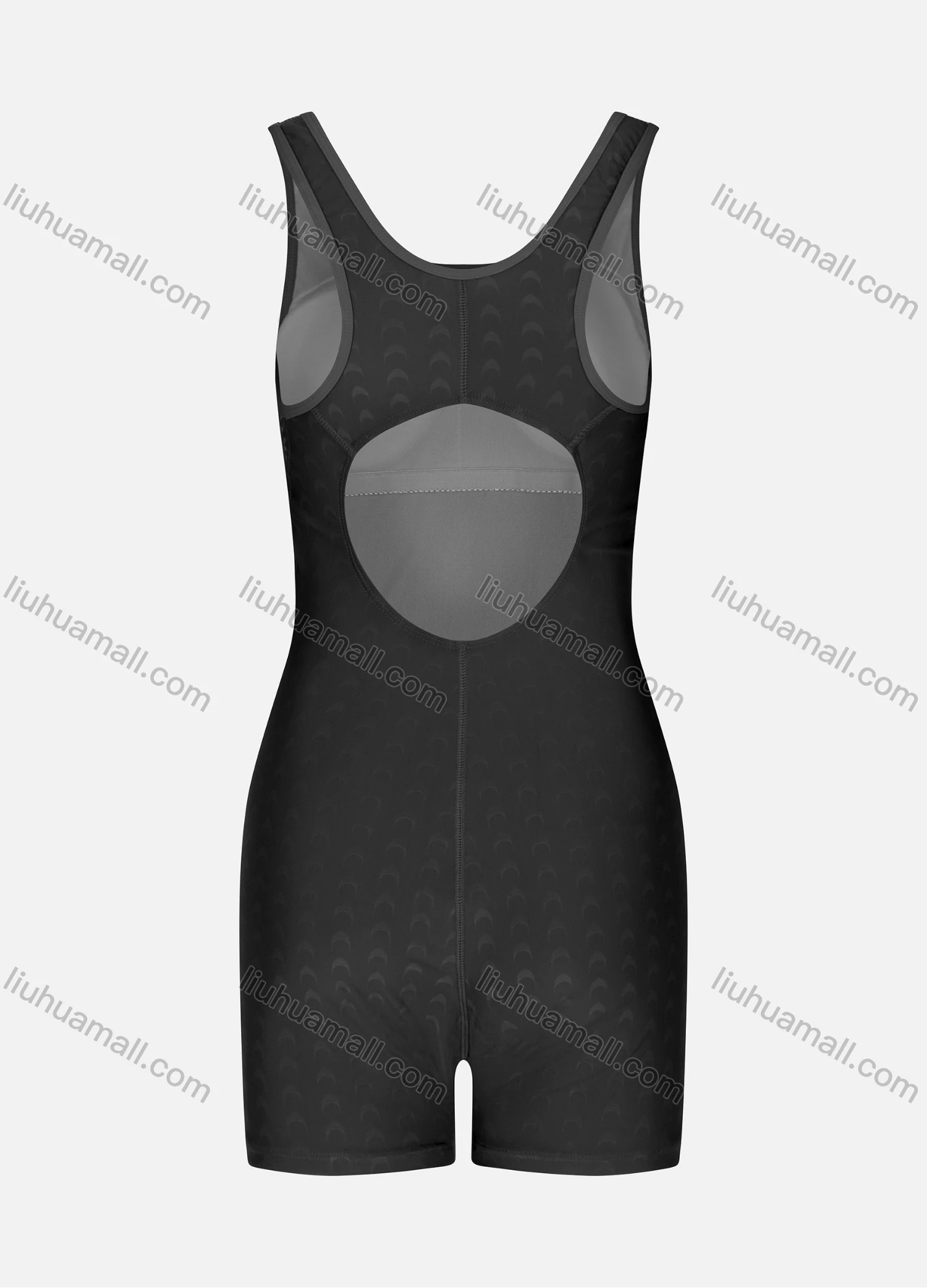 Wholesale Women's Professional Boyleg Racerback Cutout Back One Piece Swimsuit - Liuhuamall