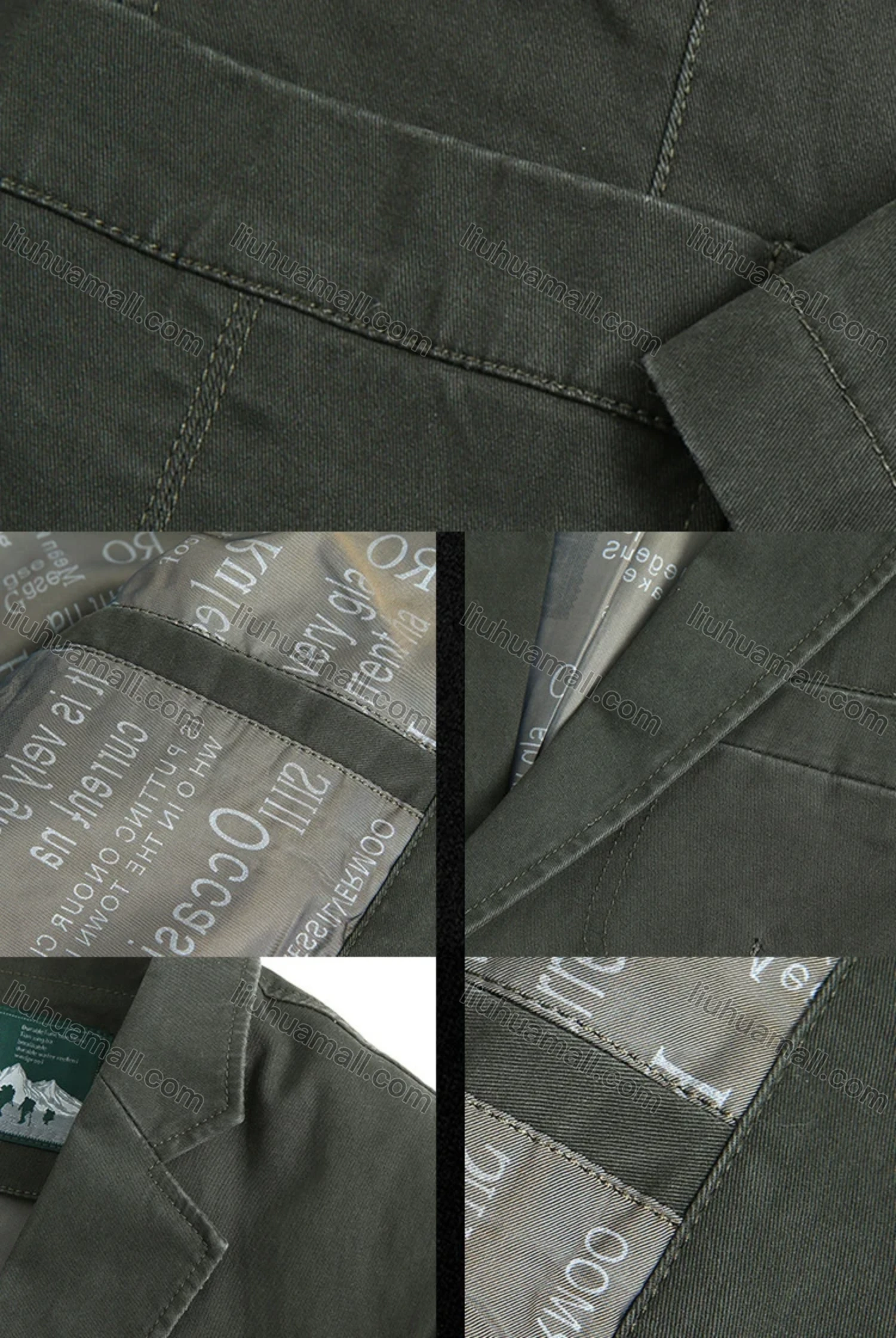 Wholesale Men's Business Plain Single Breasted Patch Pockets Blazer 9807# - Liuhuamall