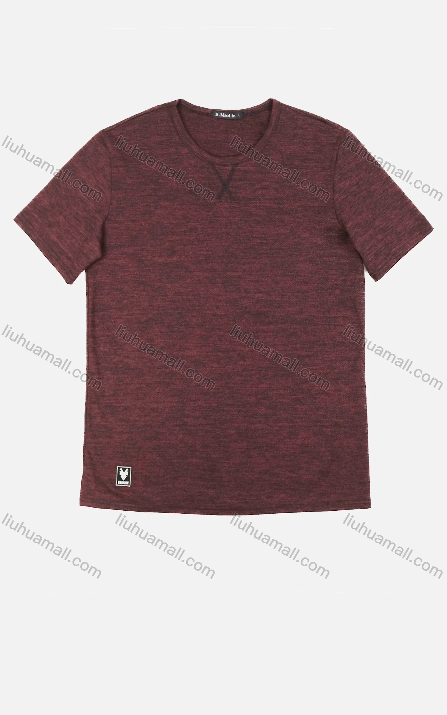 Wholesale Men's 100%Cotton Sporty Crew Neck Short Sleeve Space Dye Sports T-shirt MS007# - Liuhuamall