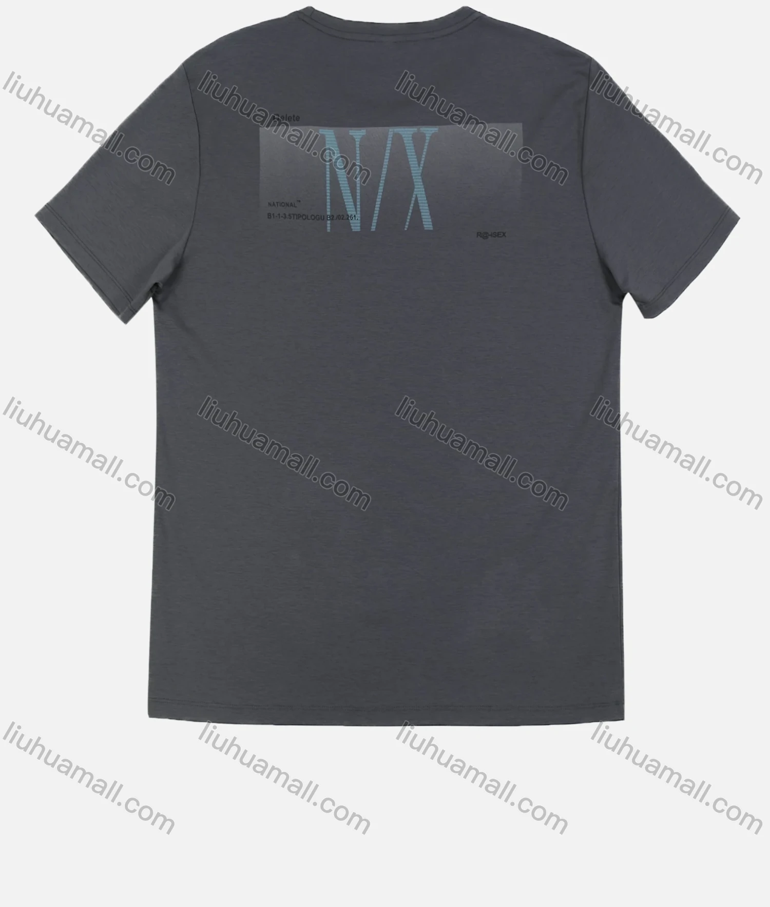 Wholesale Men's Casual Short Sleeve Crew Neck Letter Print T-shirt MS009# - Liuhuamall