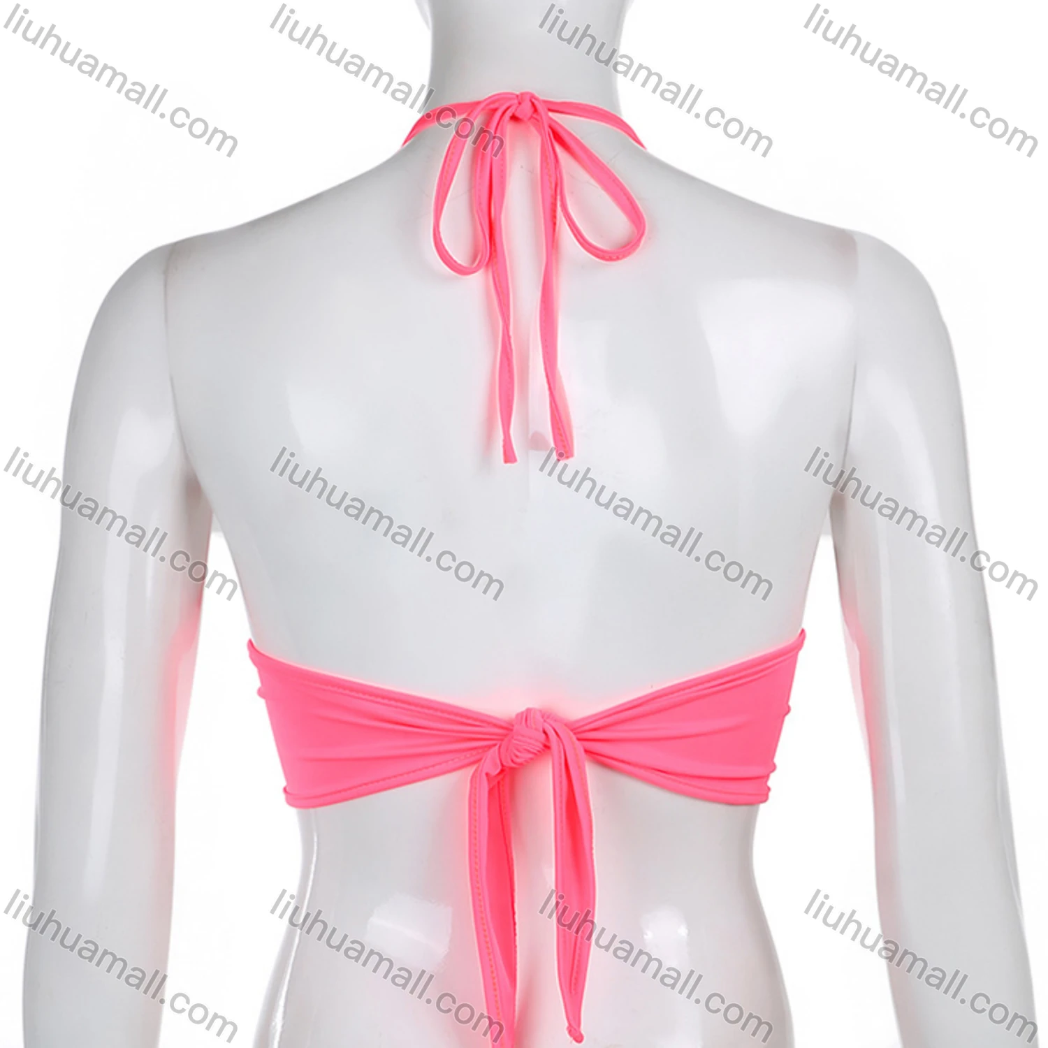 Wholesale Women's Halter Tie Back Bikini - Liuhuamall