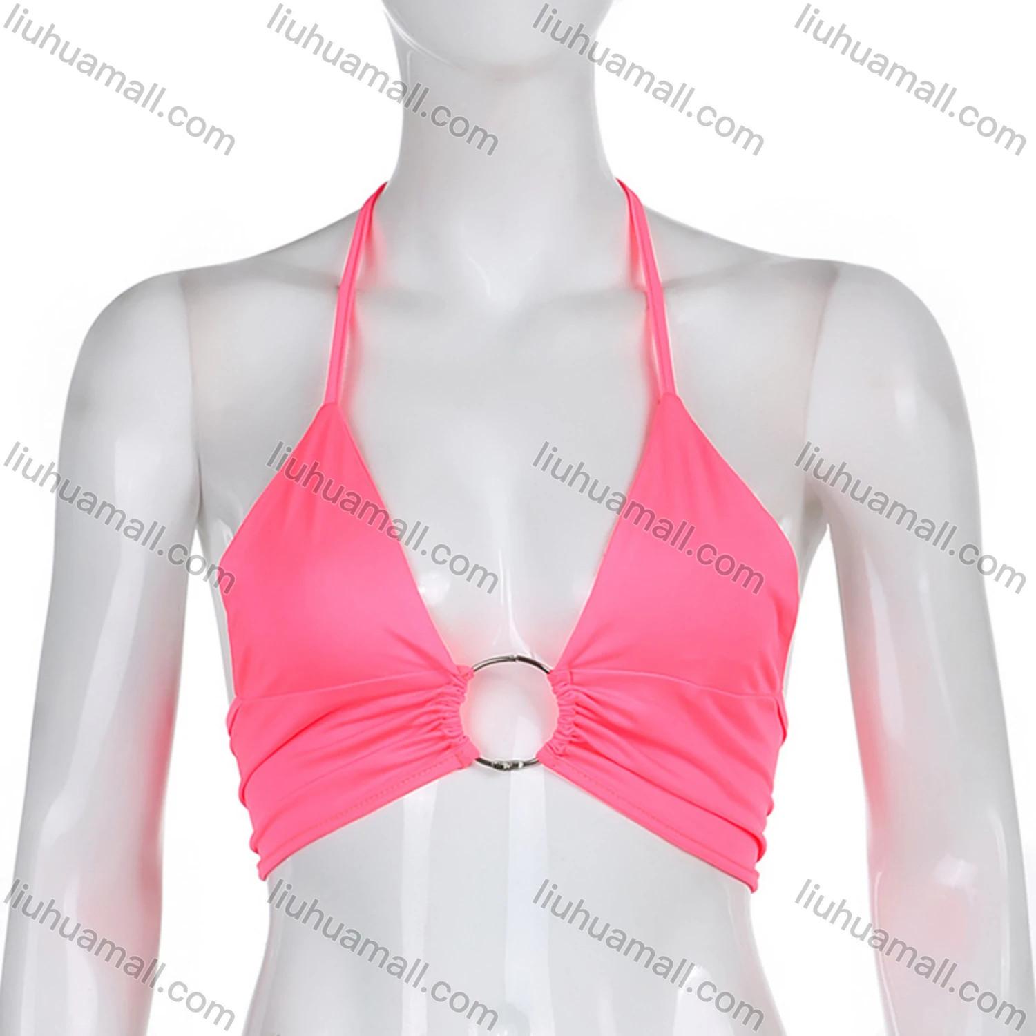 Wholesale Women's Halter Tie Back Bikini - Liuhuamall