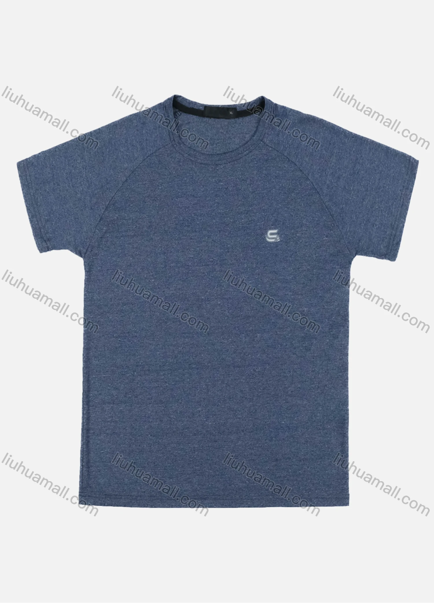 Wholesale Men's Althetic Short Sleeve Crew Neck Letter Patches Label Plain T-shirts MS2020# - Liuhuamall