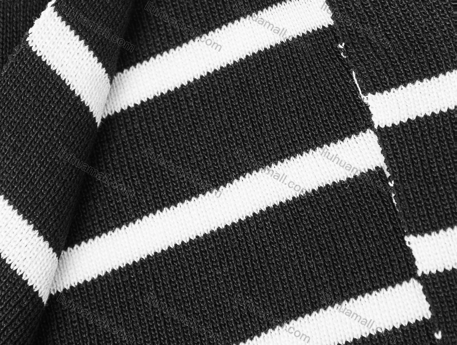 Wholesale Women's Casual Black&White Striped Split Hem Cami Midi Dress - Liuhuamall