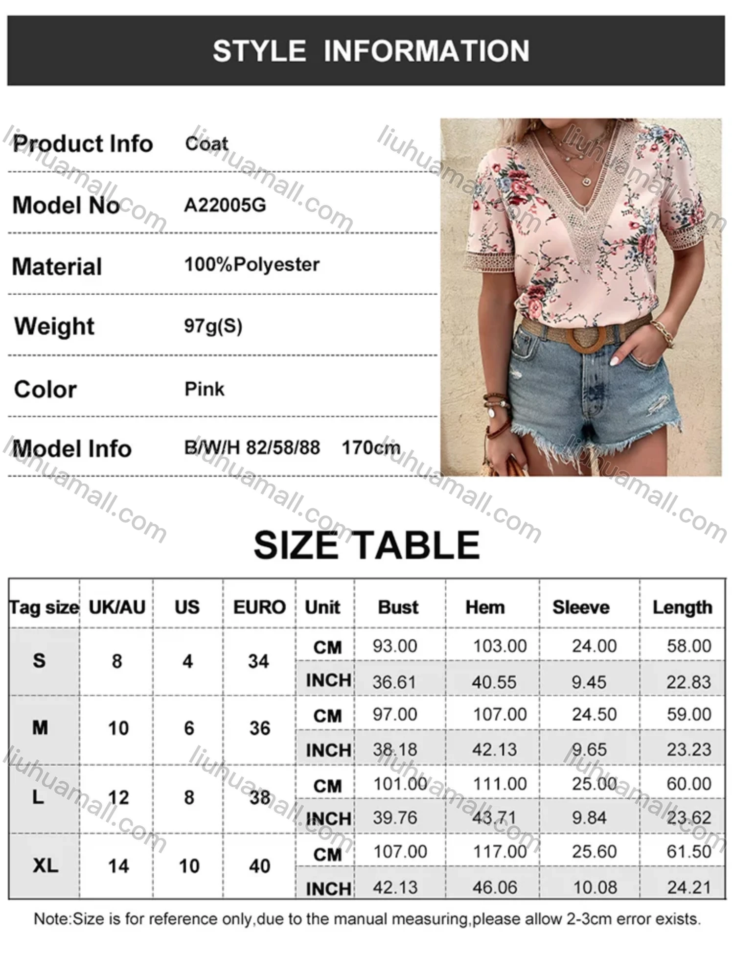 Wholesale Women's Casual Round Neck Cap Sleeve Hollow Out Plain Blouse A22007L# - Liuhuamall