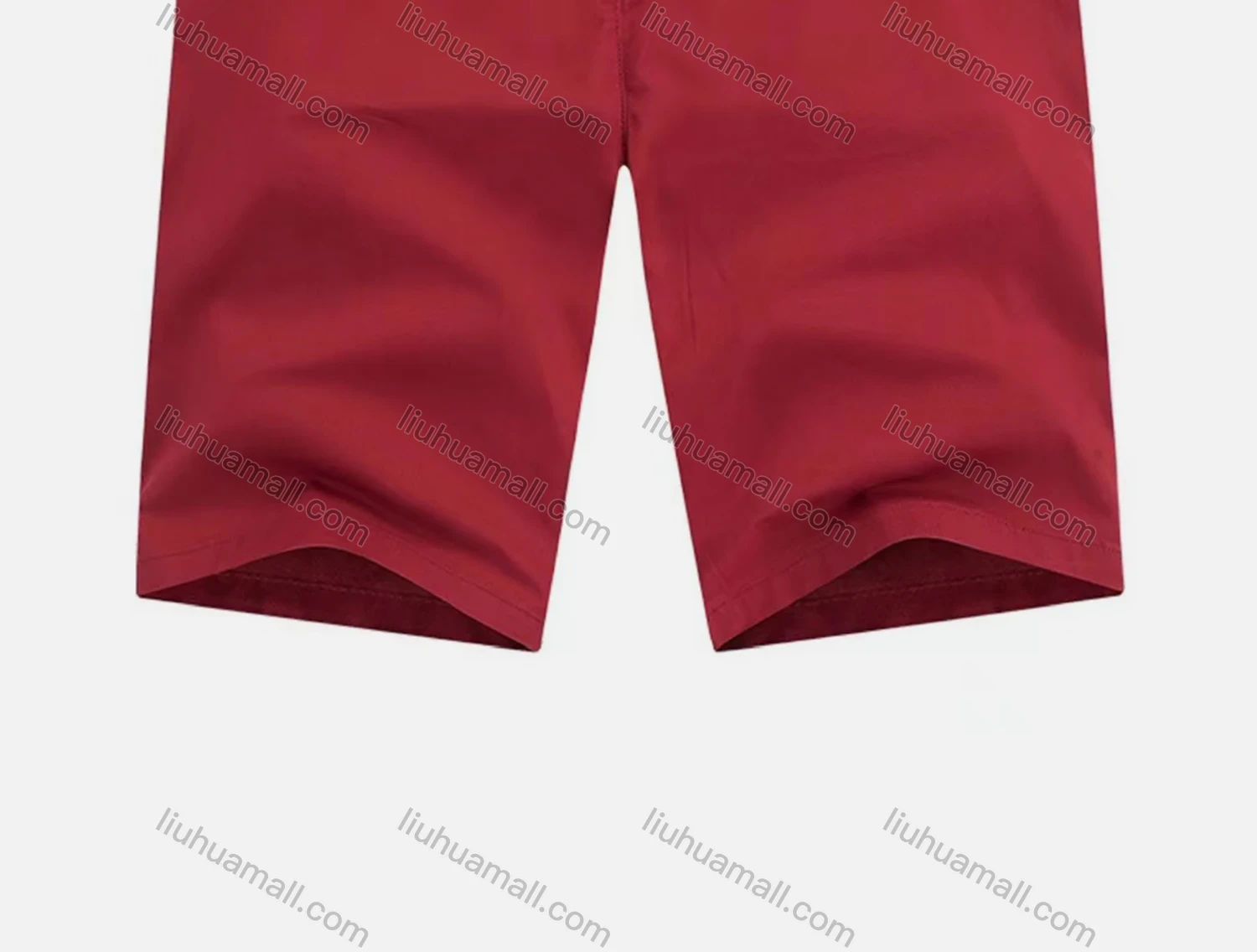 Wholesale Men's Casual Pockets Zipper Fly Plain Striped Trim Short Cargo Pant - Liuhuamall