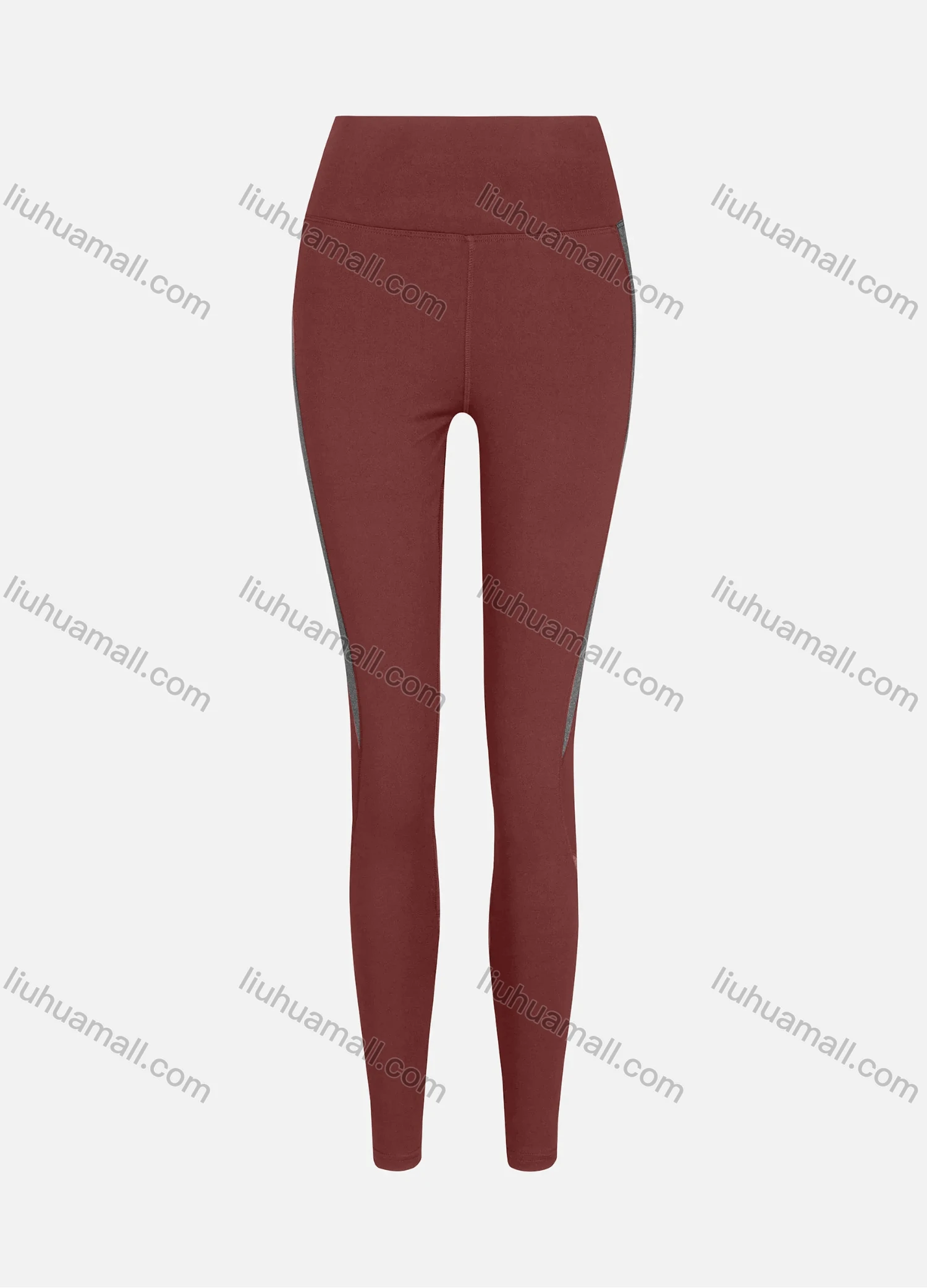 Wholesale Women's Sporty High Waist Sheer Mesh Plain Legging - Liuhuamall