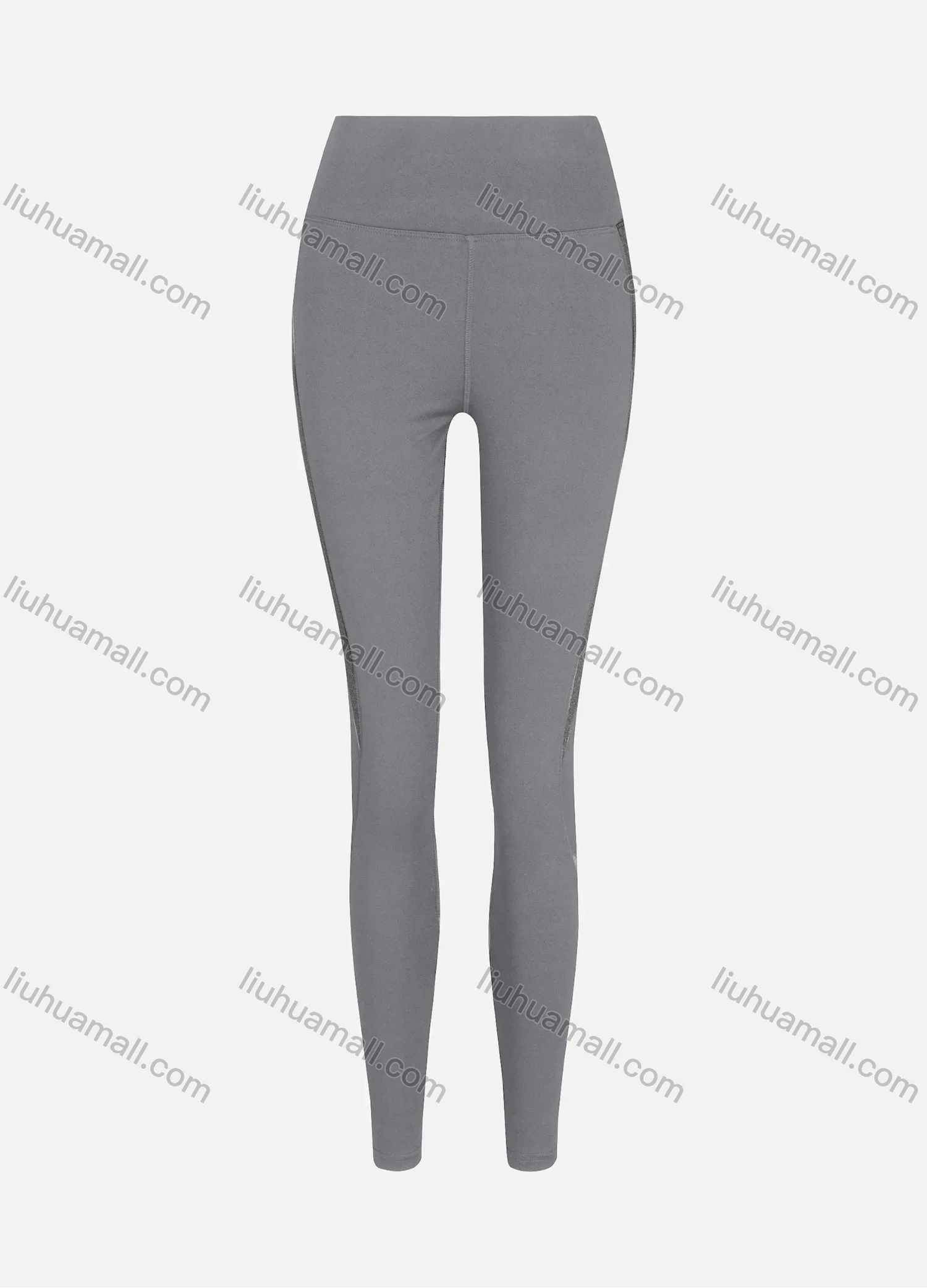 Wholesale Women's Sporty High Waist Sheer Mesh Plain Legging - Liuhuamall