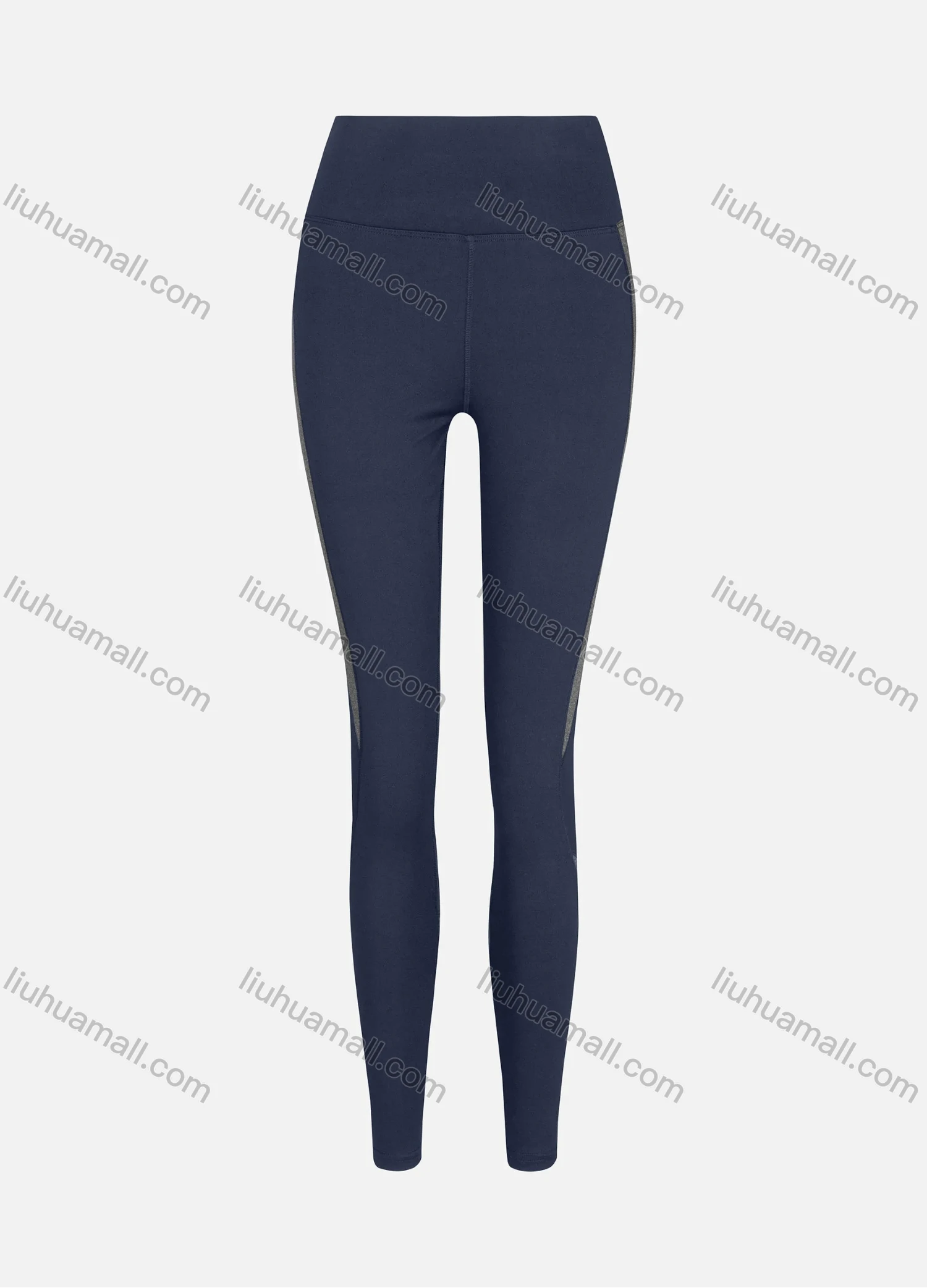 Wholesale Women's Sporty High Waist Sheer Mesh Plain Legging - Liuhuamall
