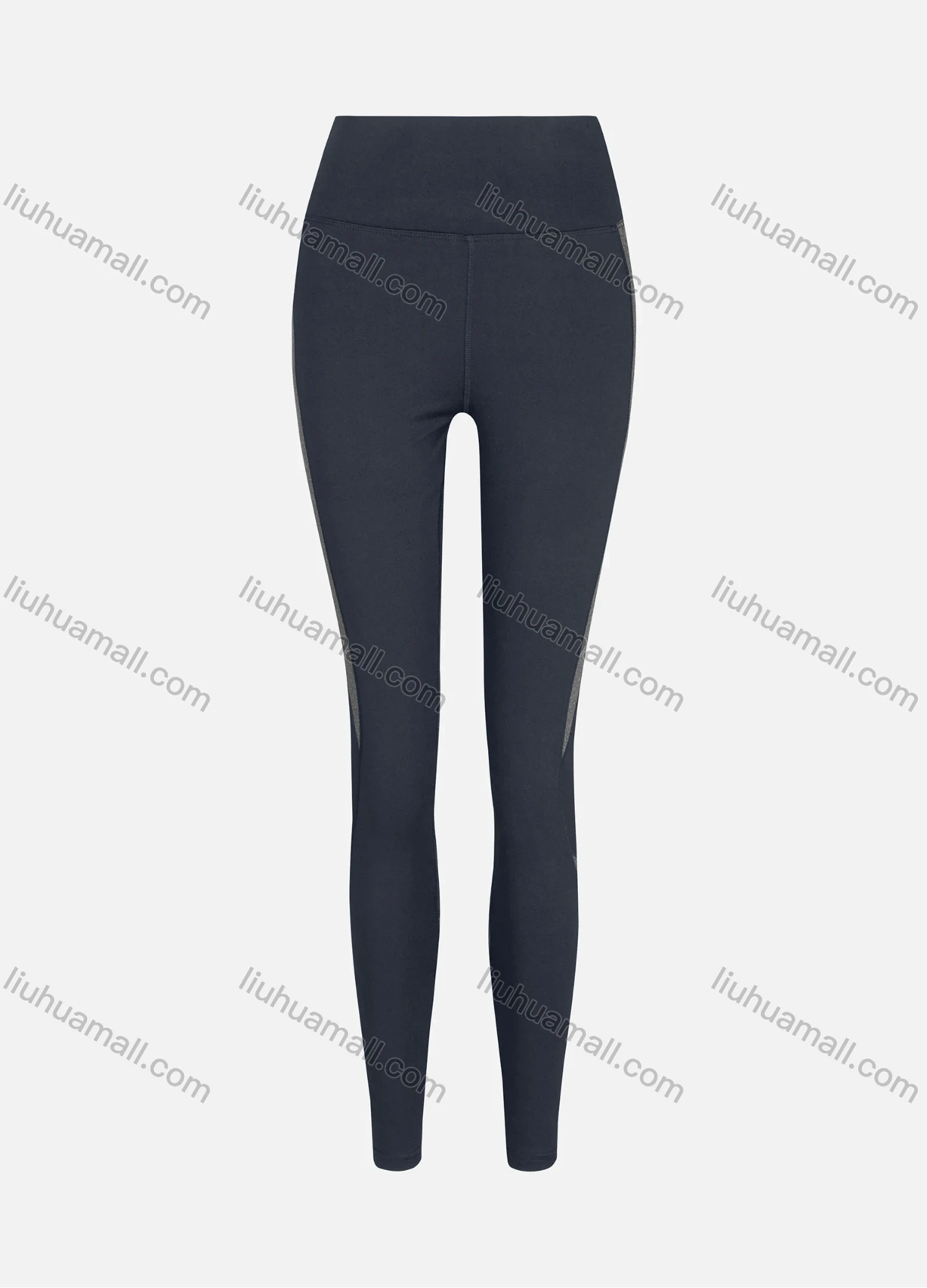 Wholesale Women's Sporty High Waist Sheer Mesh Plain Legging - Liuhuamall