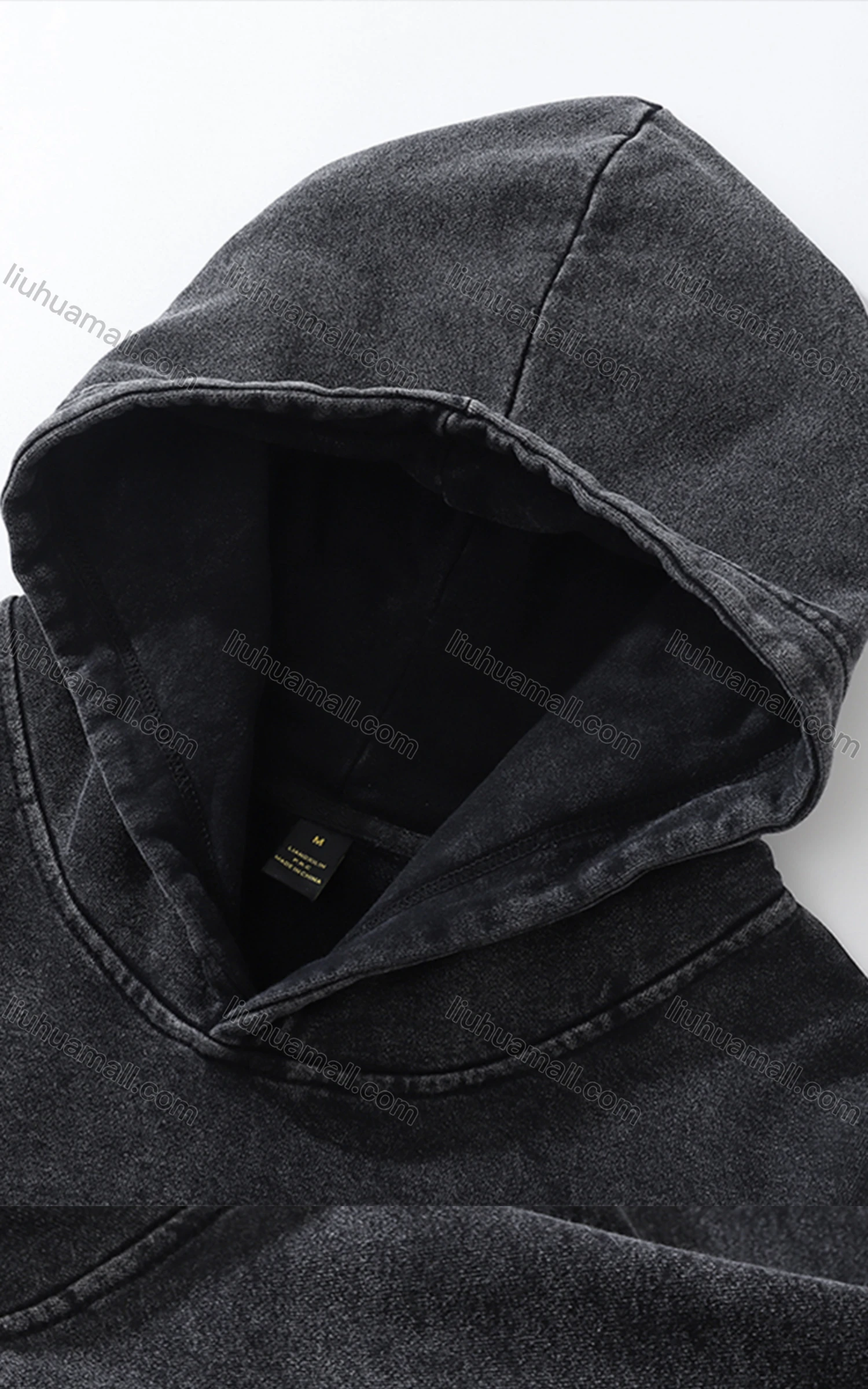Wholesale Men's Fashion 100%Cotton Graphic Distressed Long Sleeve Hoodie Pullover Sweatshirt SML15# - Liuhuamall