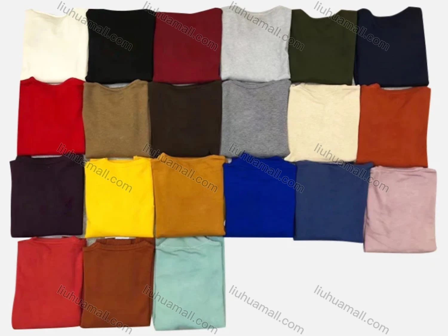 Wholesale Men's Casual Plain Stand Collar Quarter Zip Long Sleeve Knit Sweater - Liuhuamall