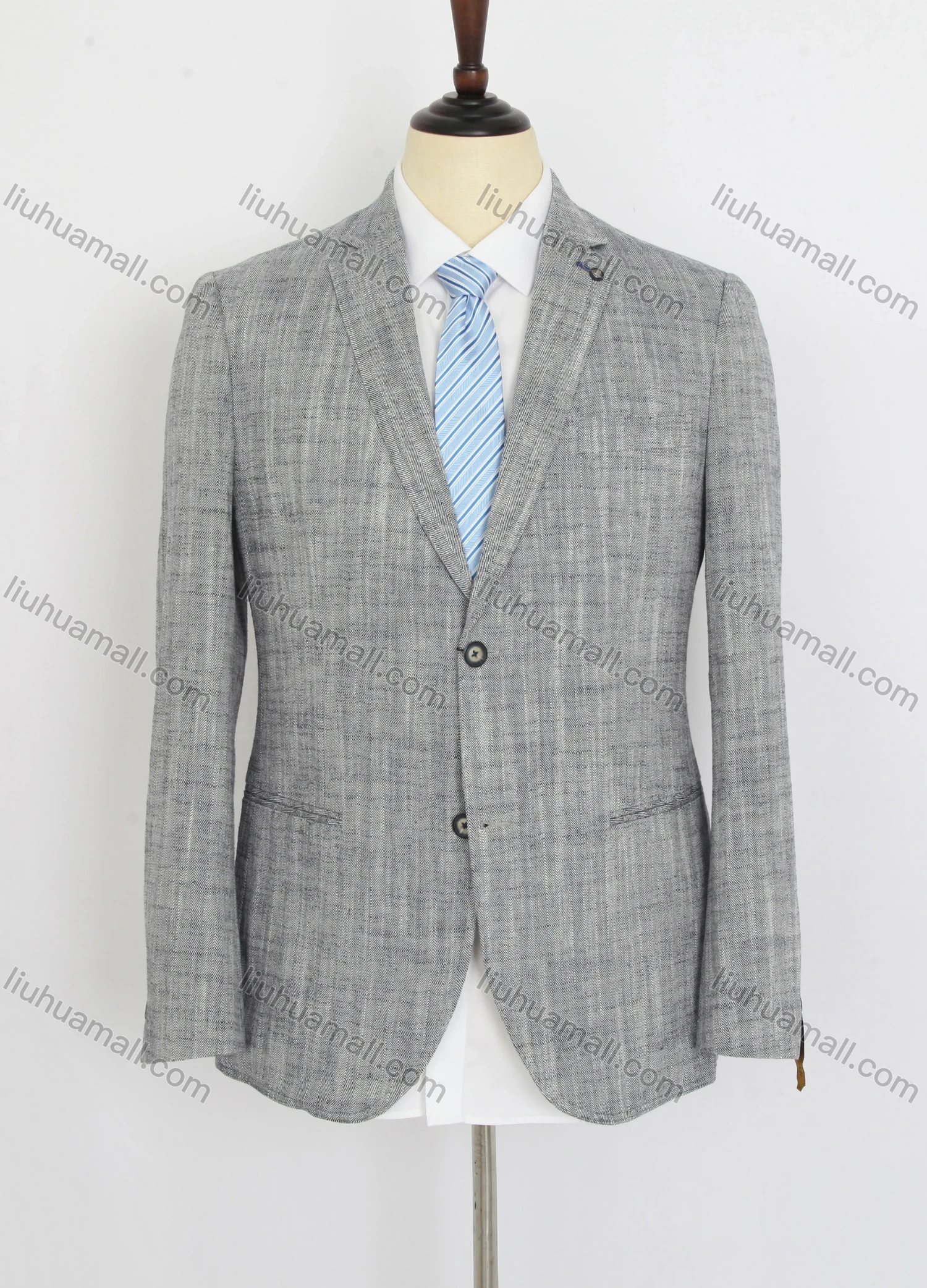 Wholesale Men's Formal Lapel Long Sleeve Single Breasted Patch Pocket Blazer Jackets BL191201-2# - Liuhuamall